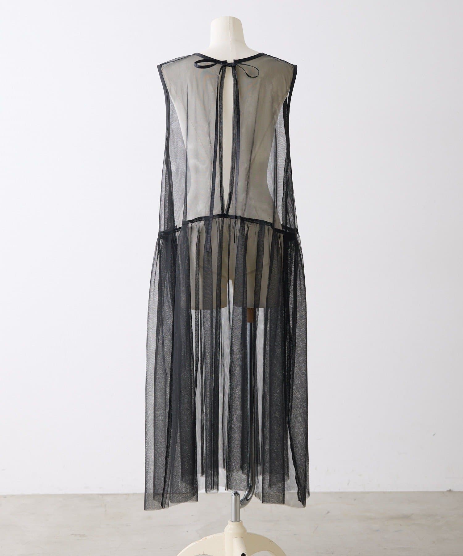 ear PAPILLONNER(イア パピヨネ) 《2点セット/マルチウェイ》ジャガードチュールセットワンピース【SUM1 STYLE(スミスタイル)】