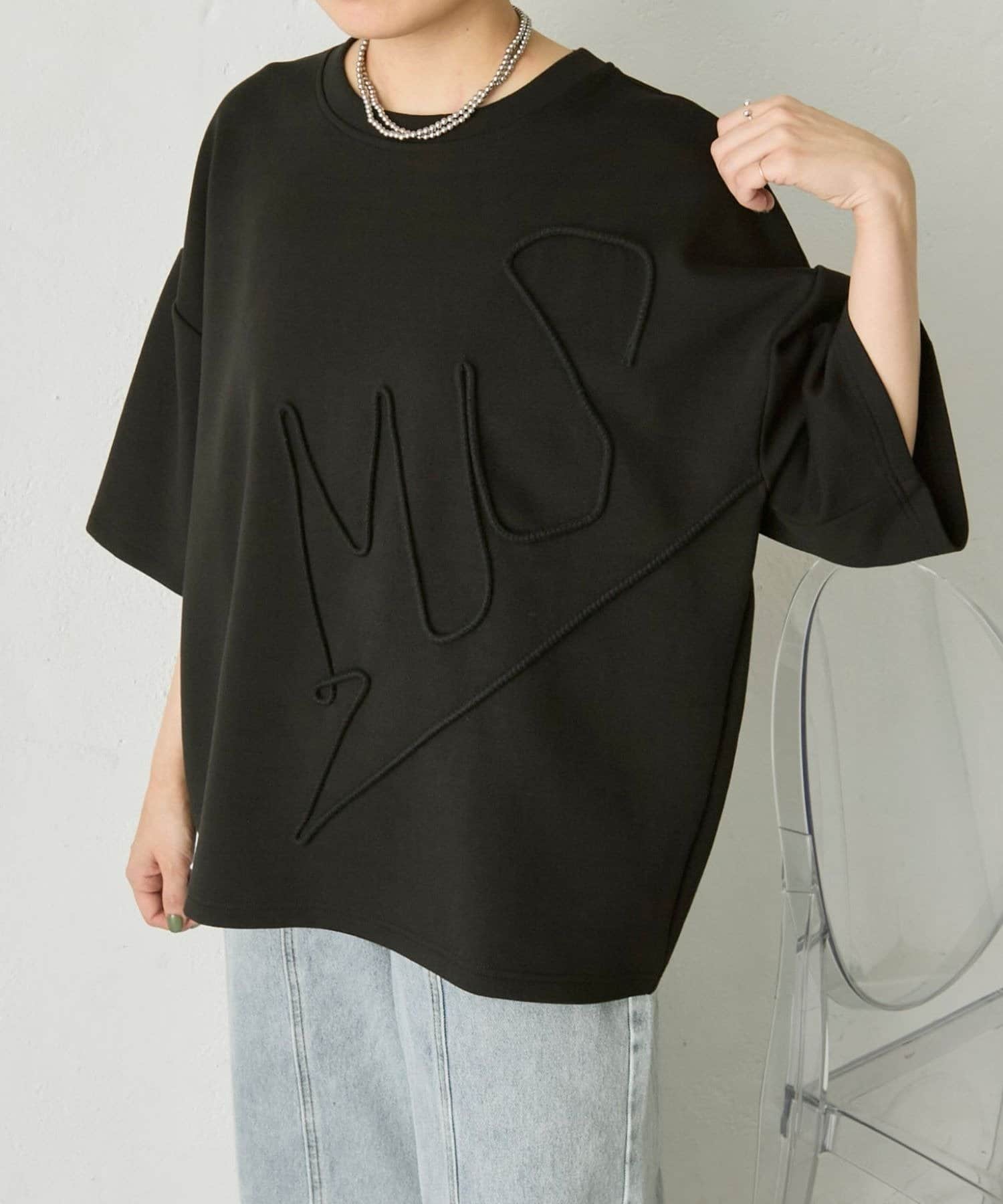 ear PAPILLONNER(イア パピヨネ) 《伸縮性/シワになりにくい/リラックス》SUM1コードトップス/Tシャツ【SUM1 STYLE(スミスタイル)】