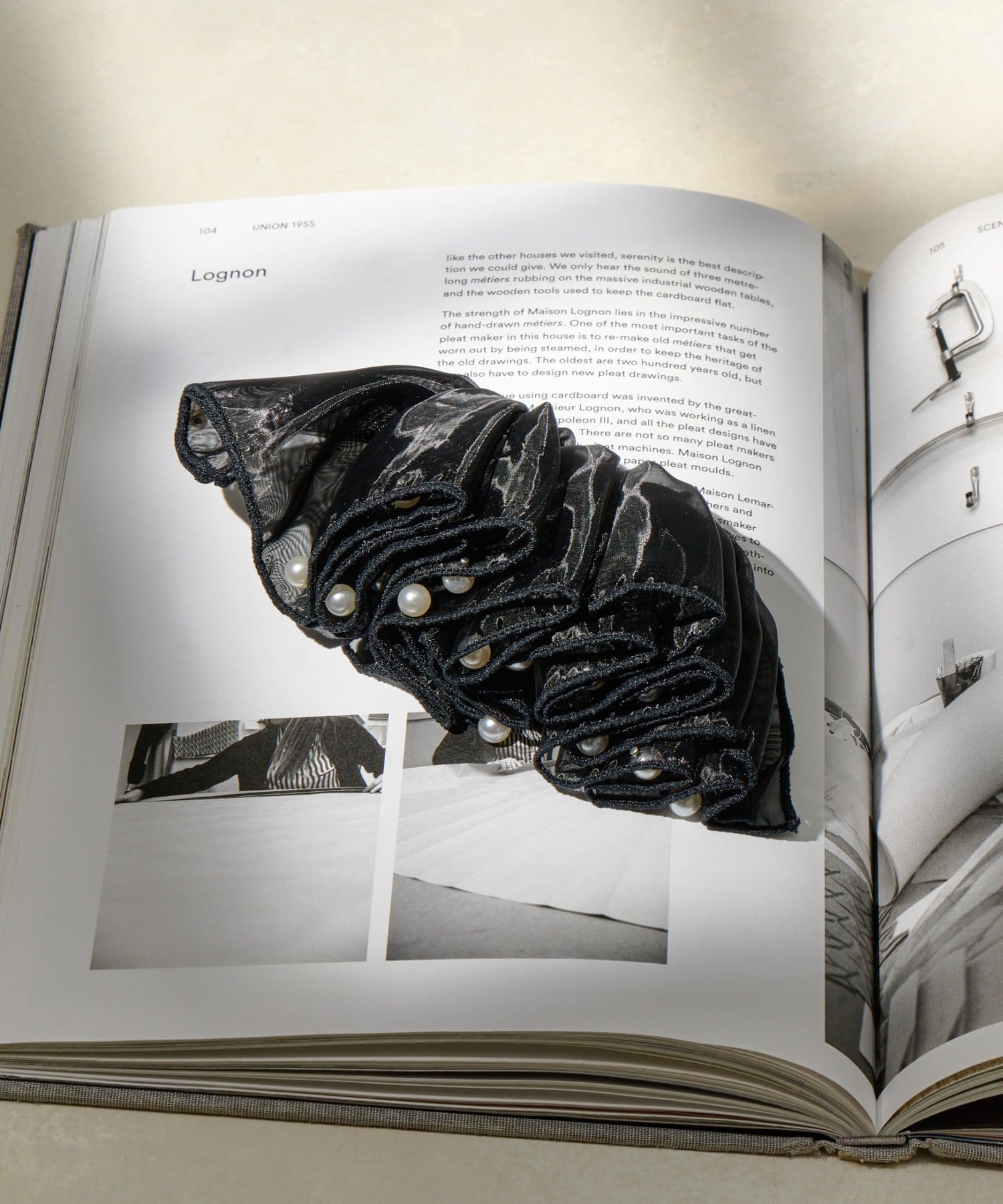 Lattice(ラティス) パール付きシアーバレッタ