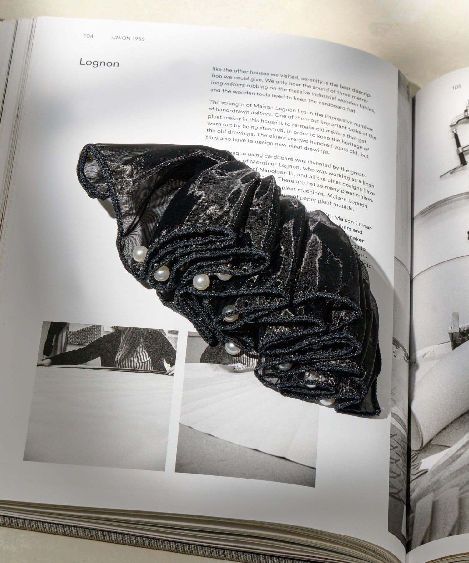 Lattice(ラティス) パール付きシアーバレッタ