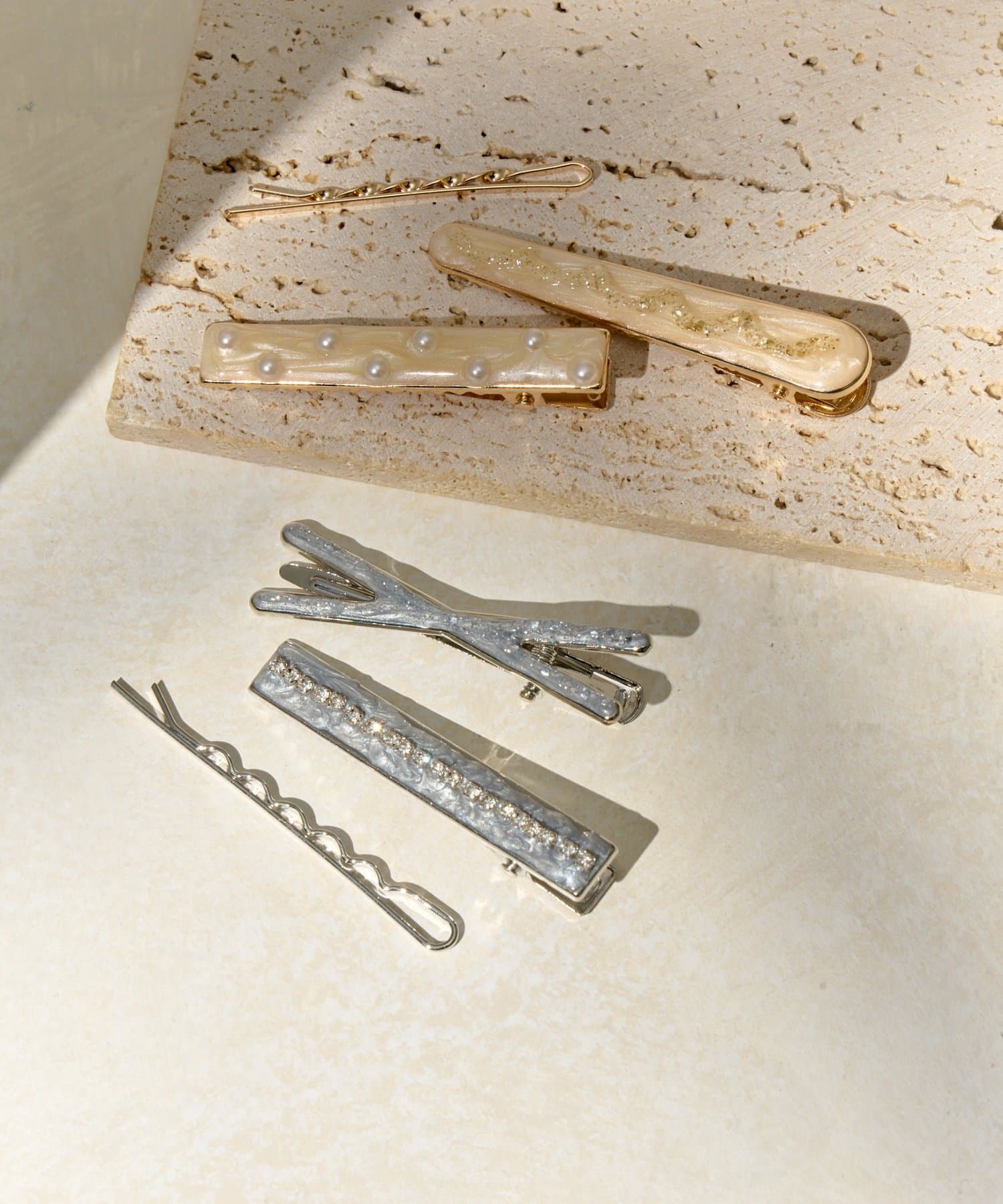 Lattice(ラティス) パールニュアンスクリップセット(3P)