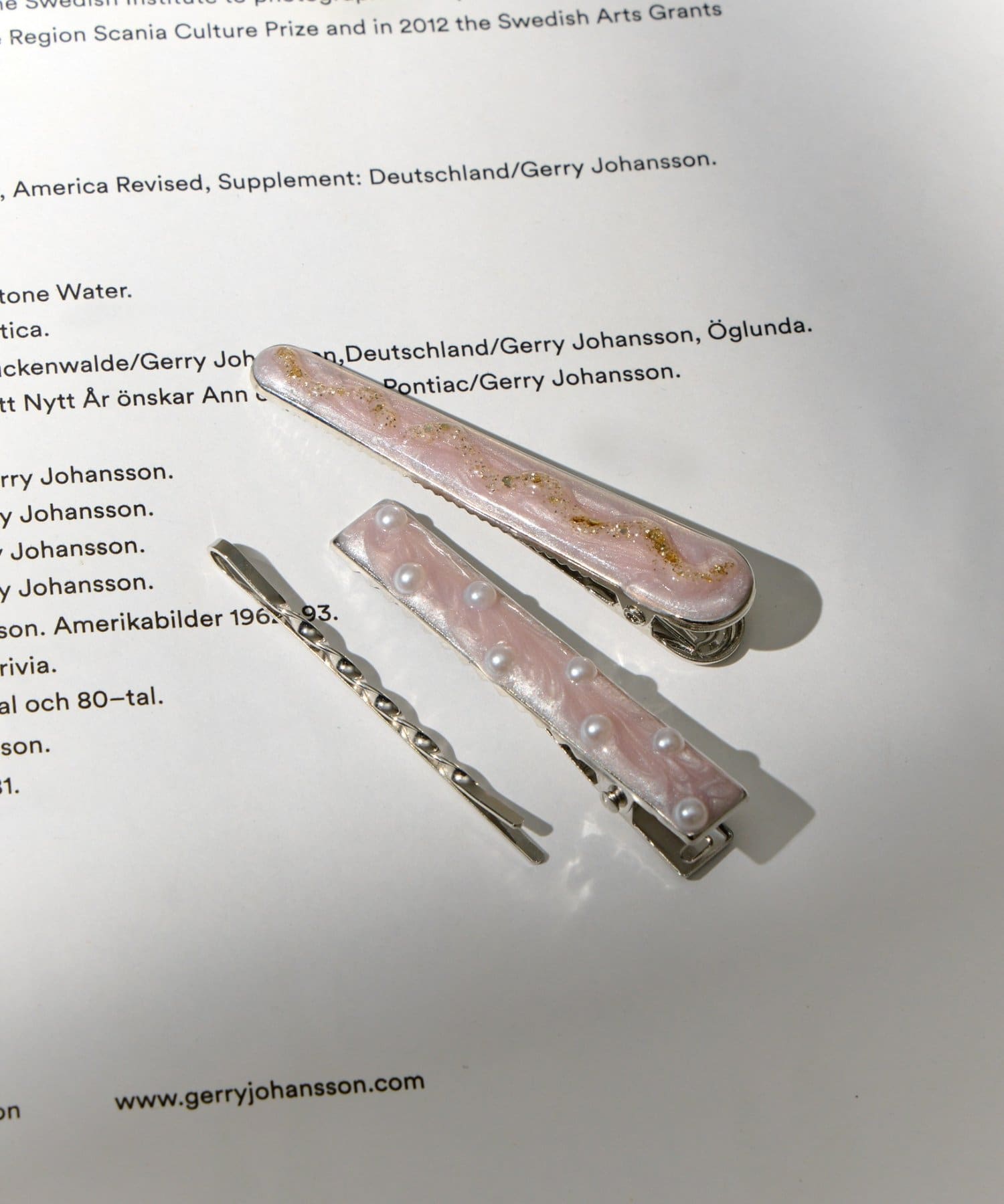 Lattice(ラティス) パールニュアンスクリップセット(3P)