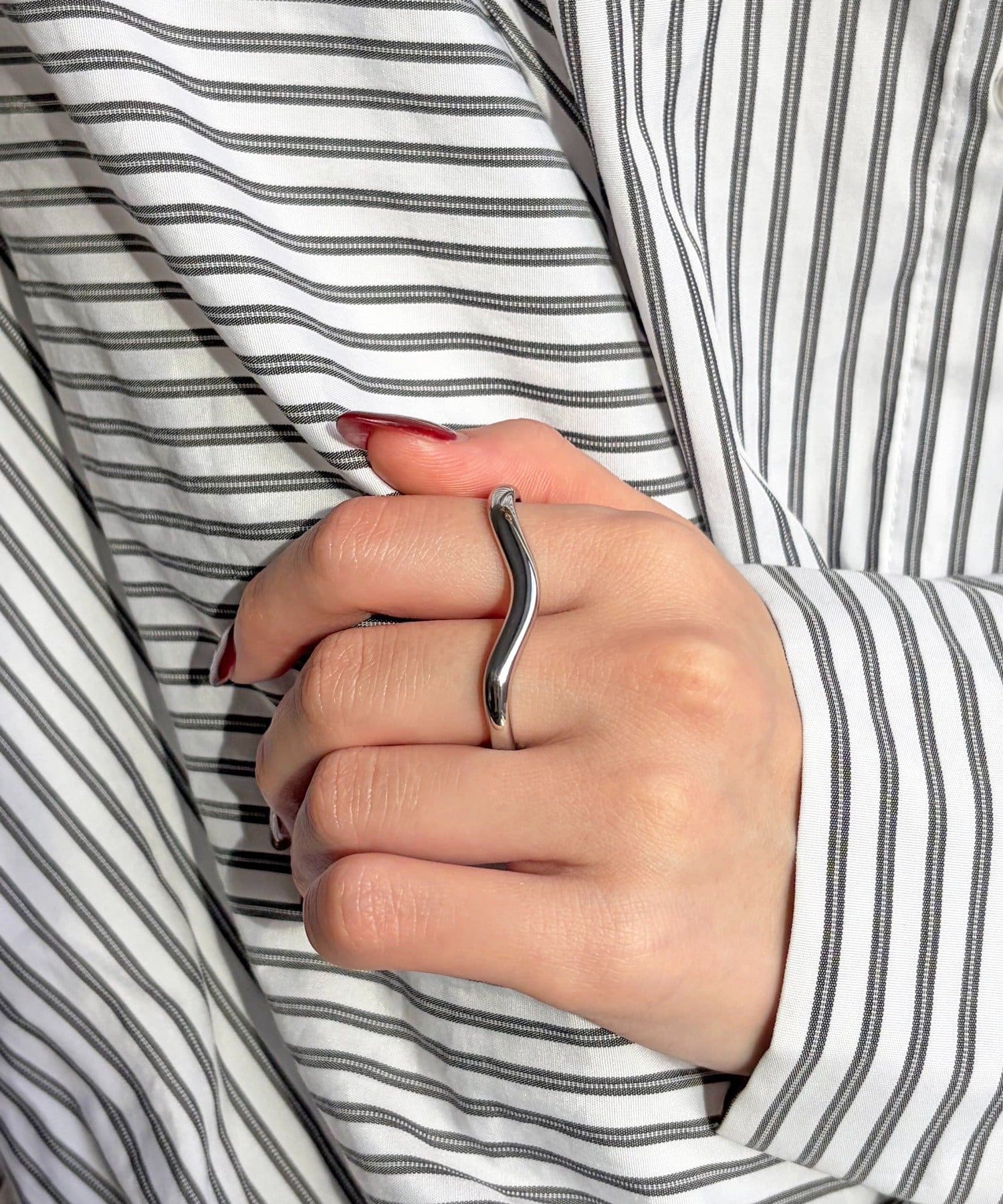 Lattice(ラティス) ＜ステンレス＞ダブルフィンガーリング