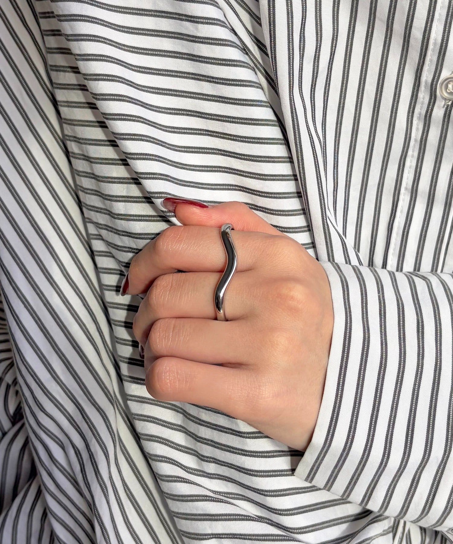 Lattice(ラティス) ＜ステンレス＞ダブルフィンガーリング