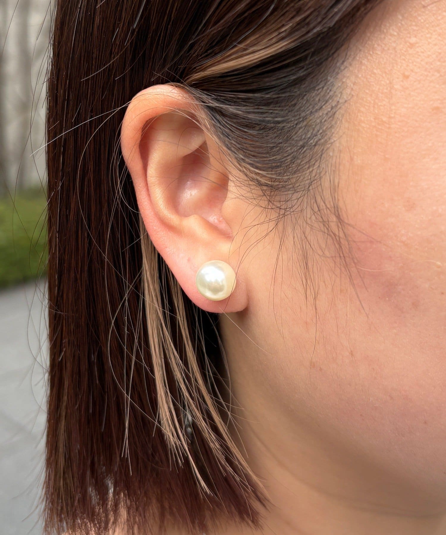 Lattice(ラティス) パールマグネットピアス