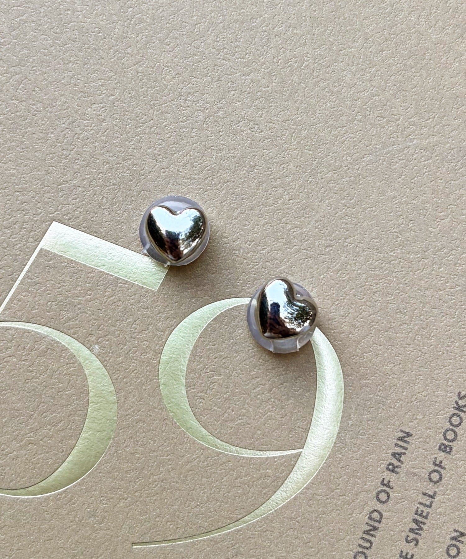 Lattice(ラティス) メタルハートマグネットピアス