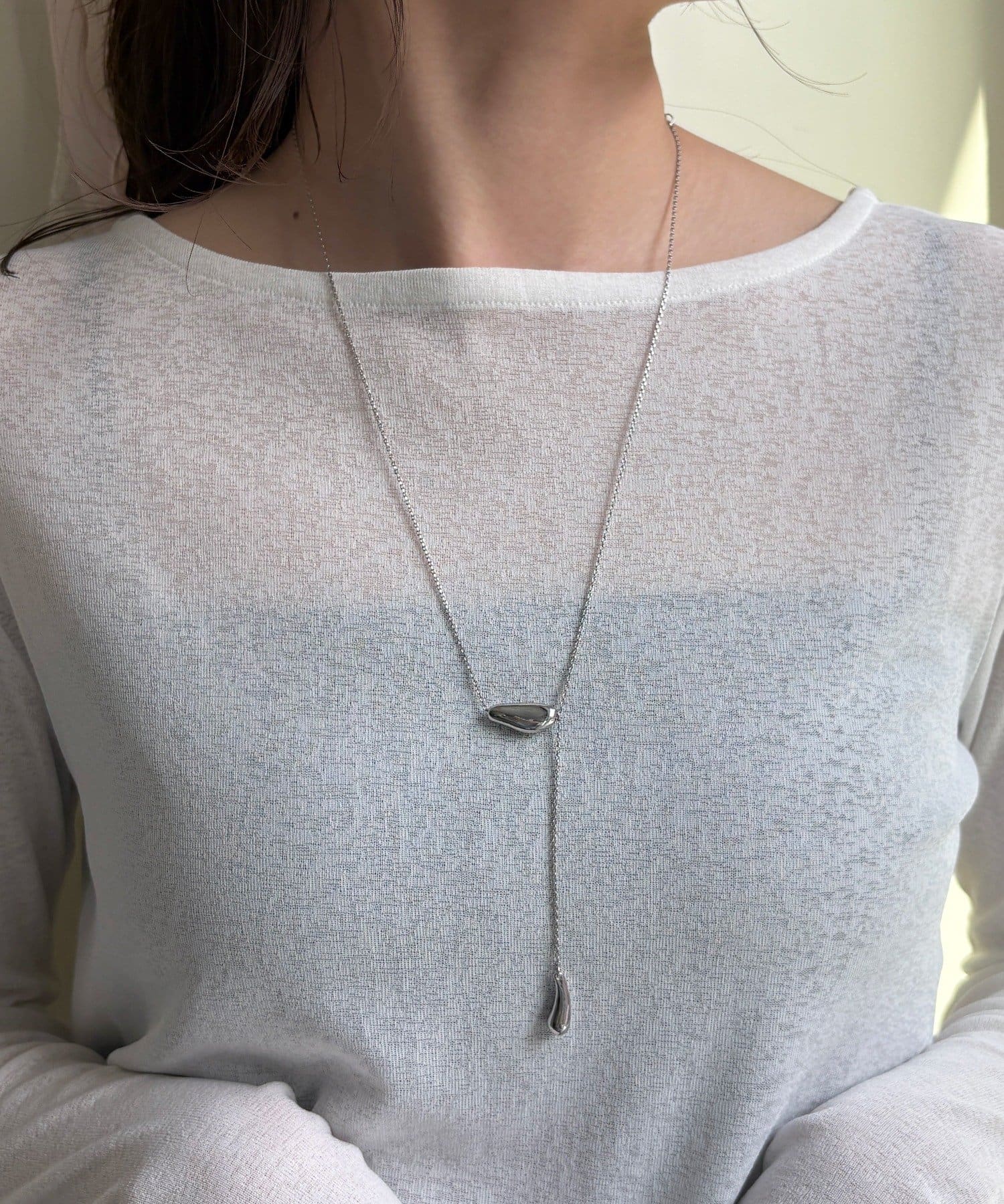 Lattice(ラティス) メタルロングネックレス