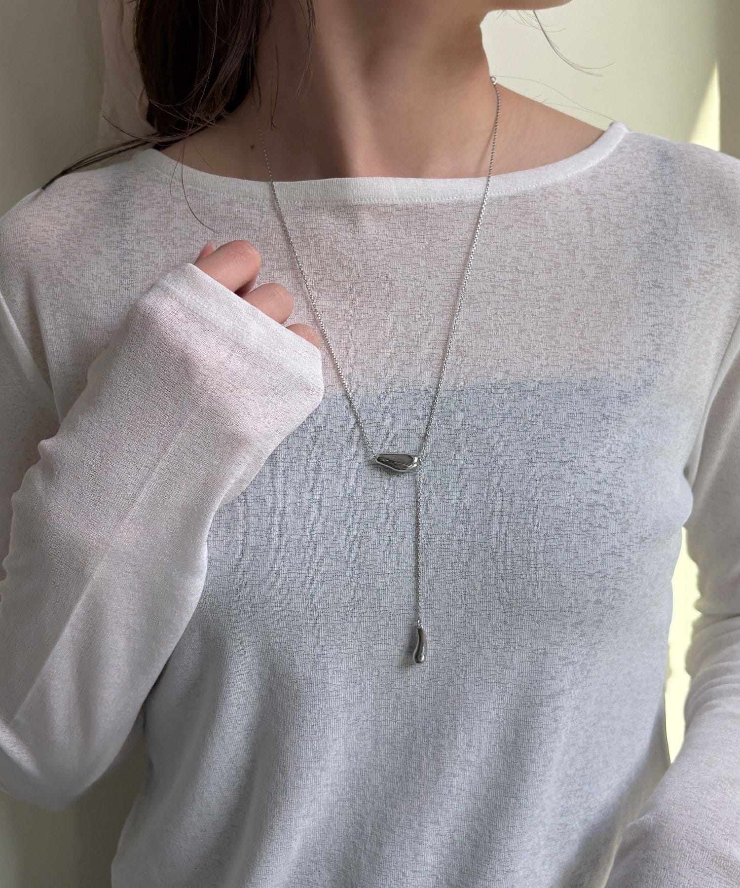 Lattice(ラティス) メタルロングネックレス