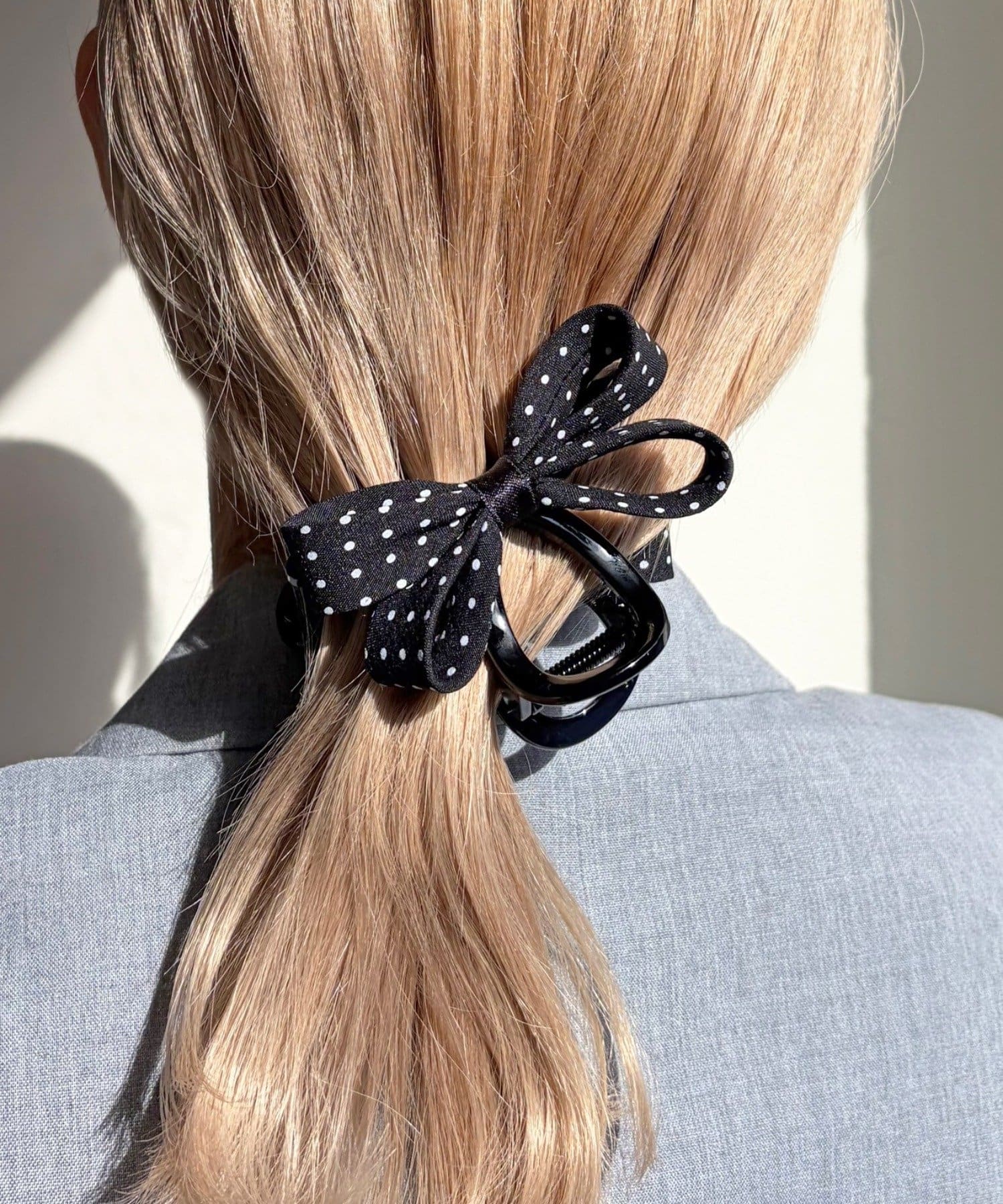 Lattice(ラティス) ドットリボンクリップ