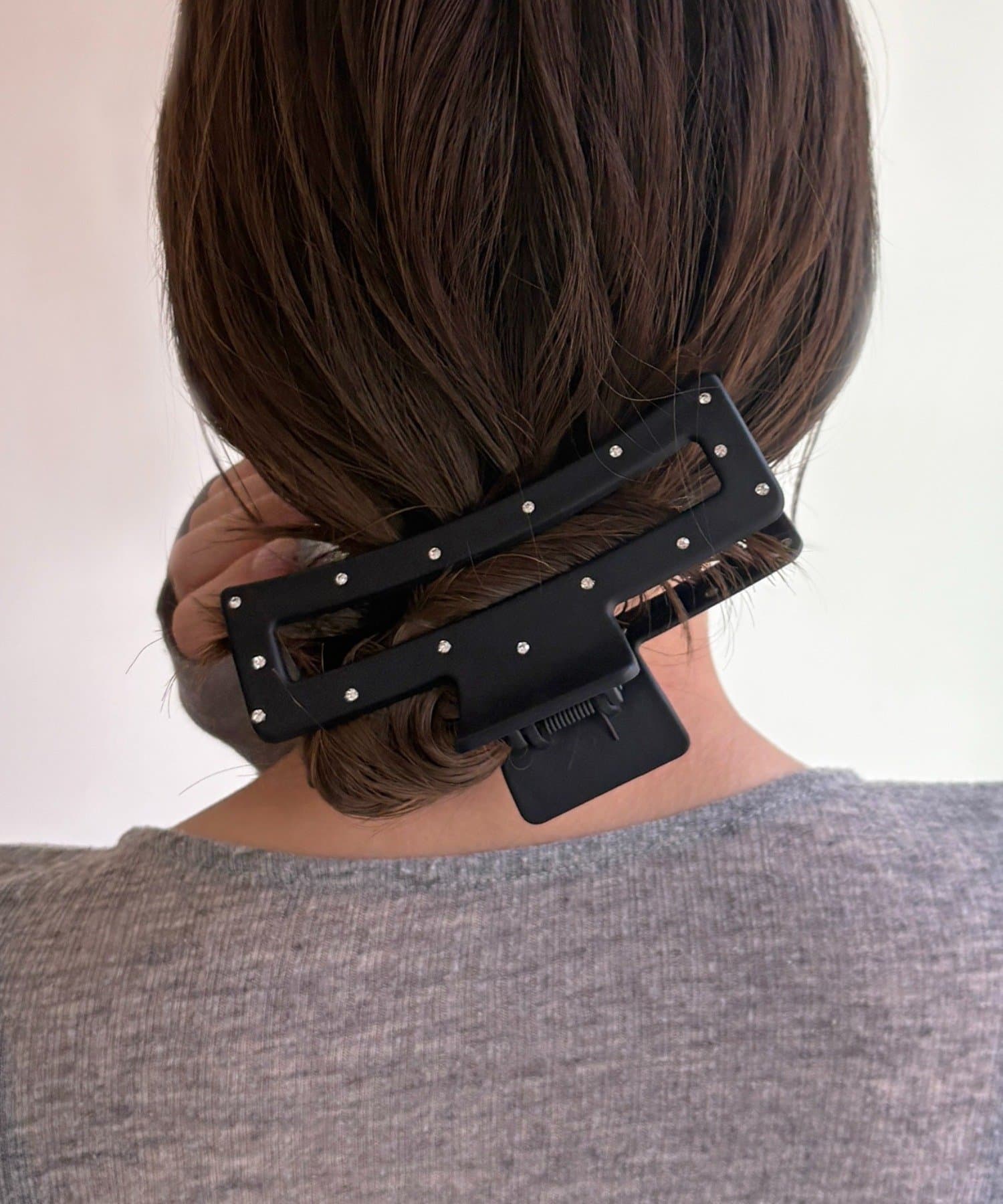 Lattice(ラティス) ストーン付きスクエアクリップ