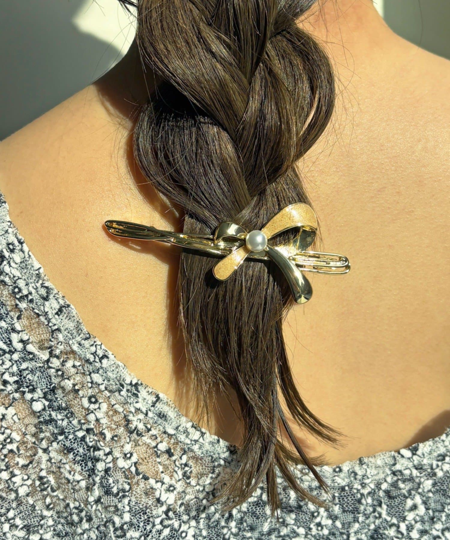 Lattice(ラティス) リボンモチーフバレッタ