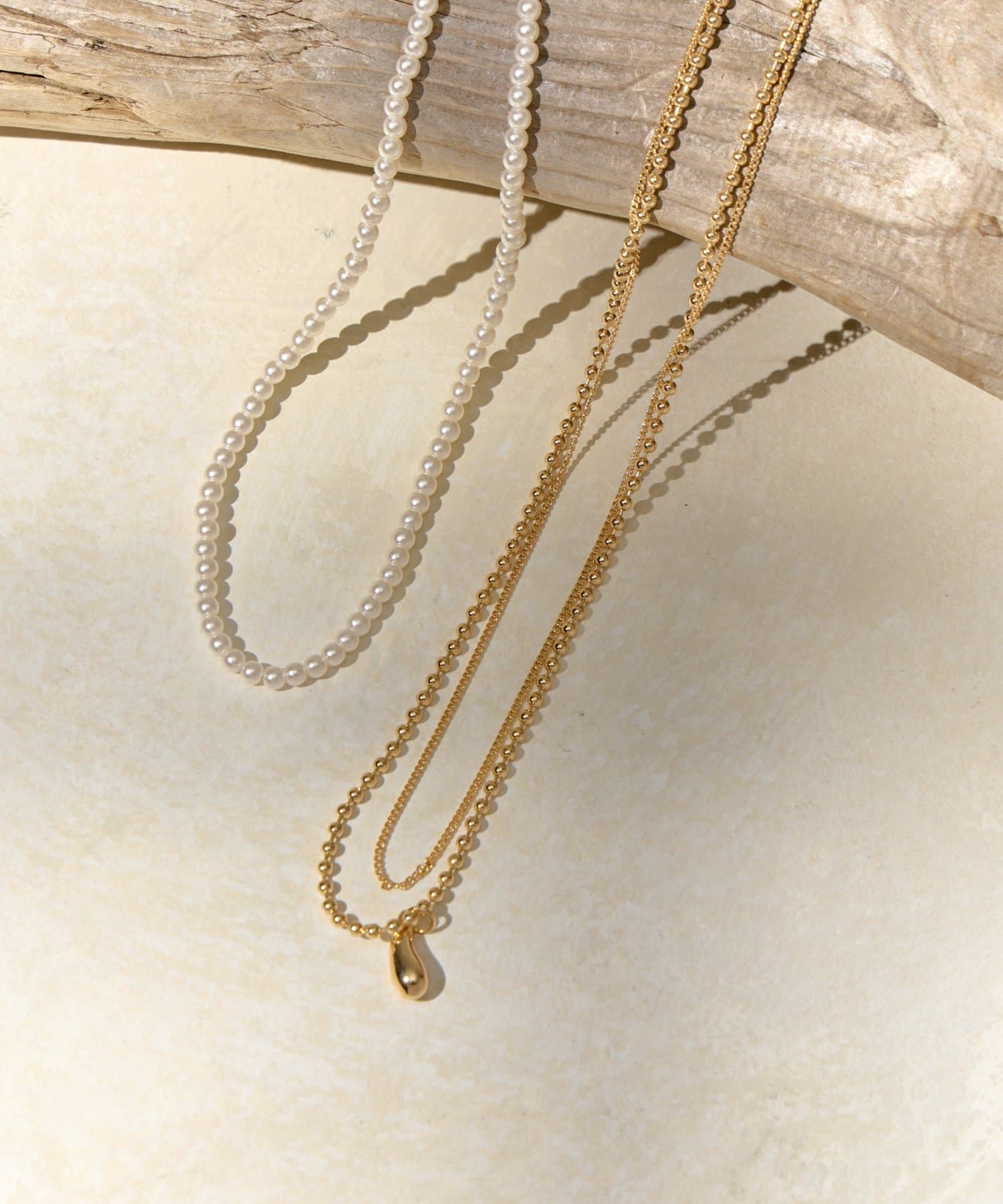 Lattice(ラティス) パールネックレスセット(2P)