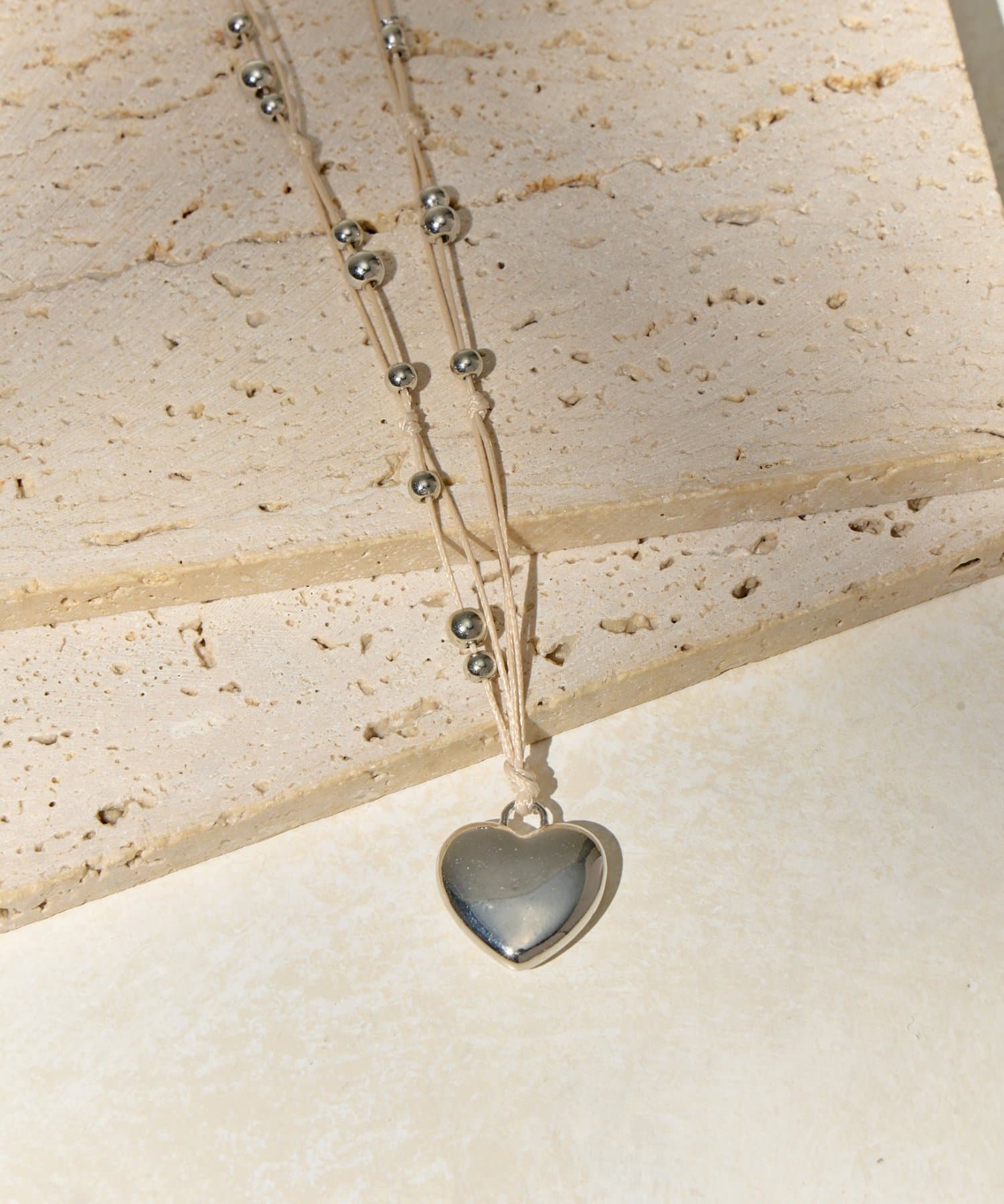 Lattice(ラティス) ハートコードネックレス