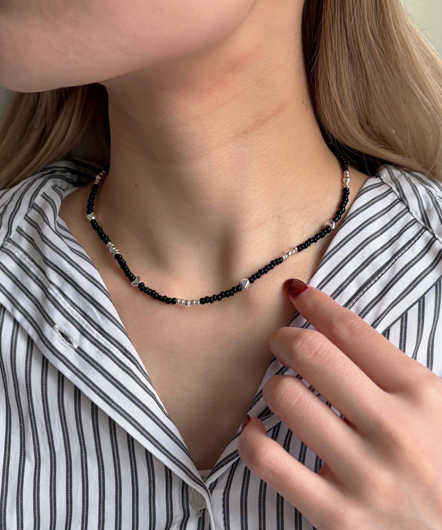 Lattice(ラティス) ビーズネックレス