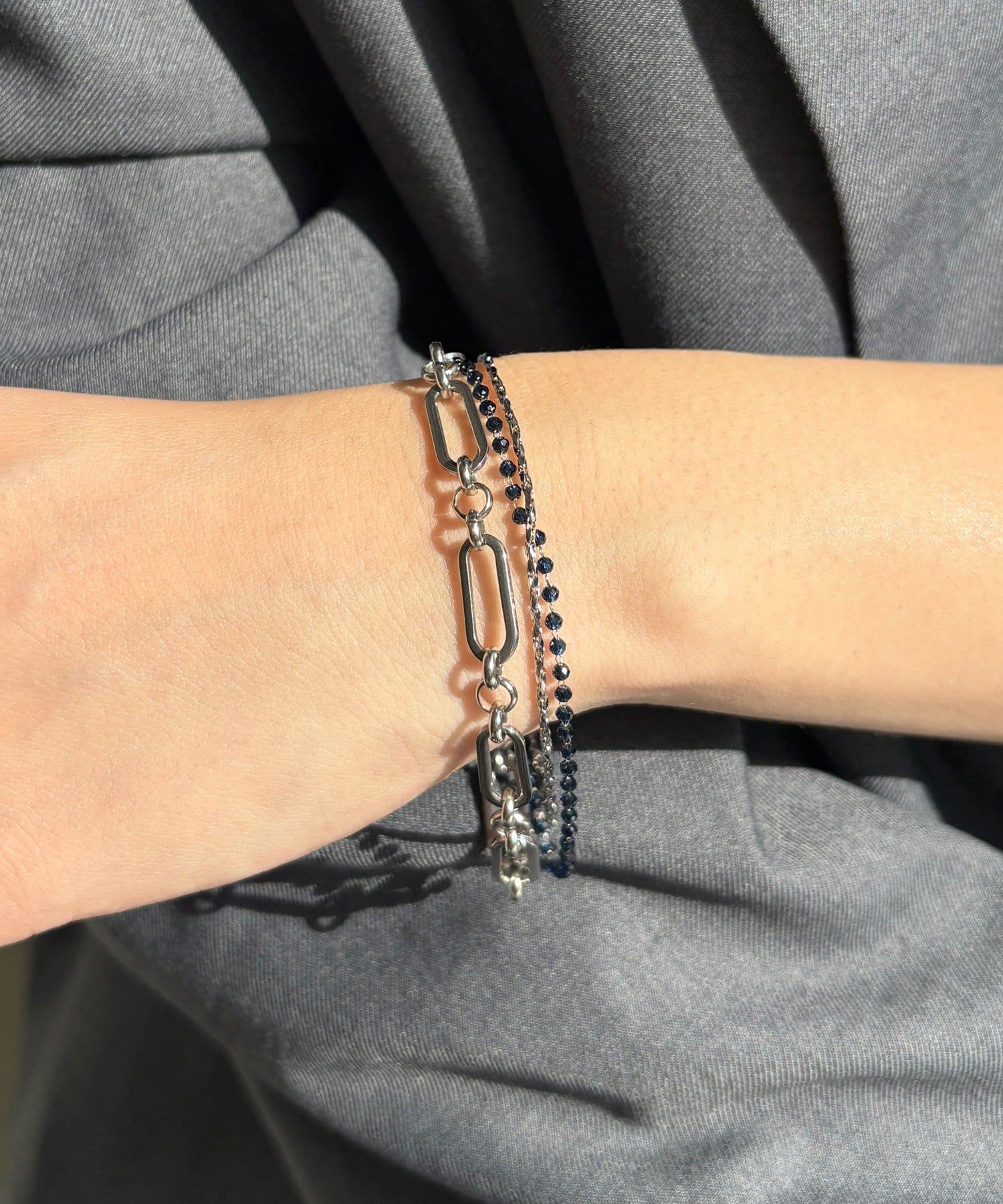 Lattice(ラティス) ＜ステンレス＞3連ブレスレット