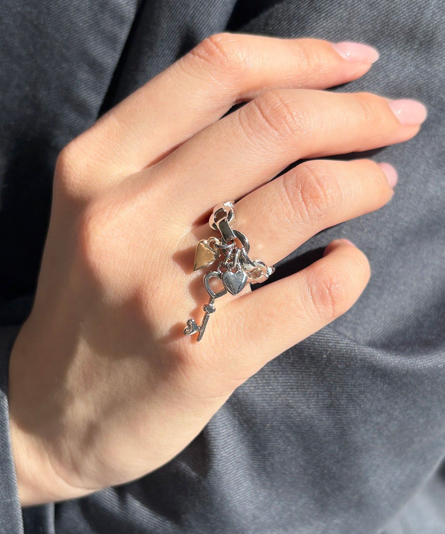 Lattice(ラティス) キーチャームリング