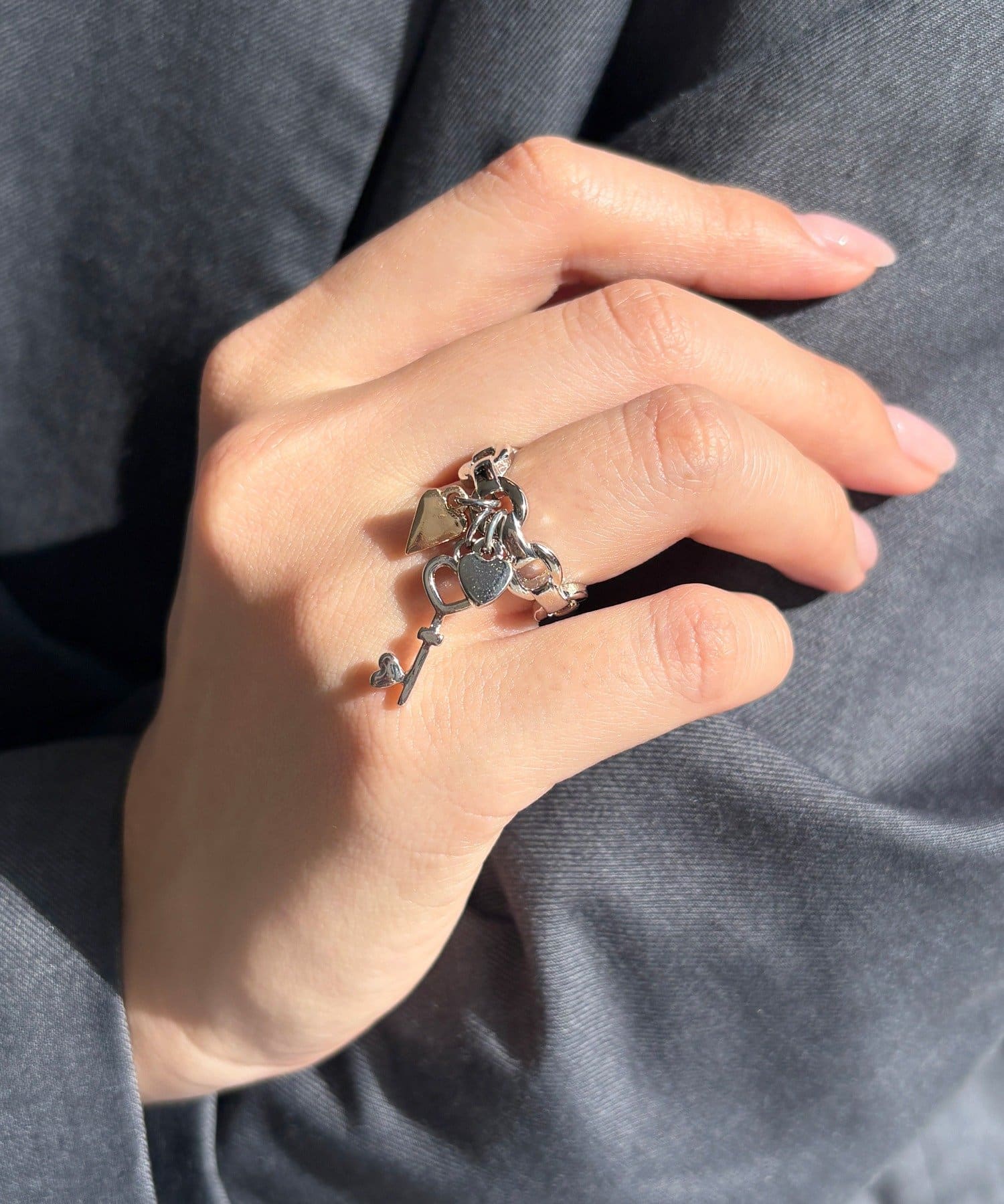 Lattice(ラティス) キーチャームリング