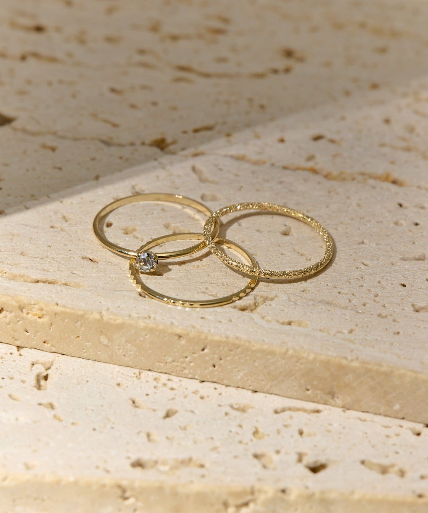 Lattice(ラティス) ストーンリングセット(3P)