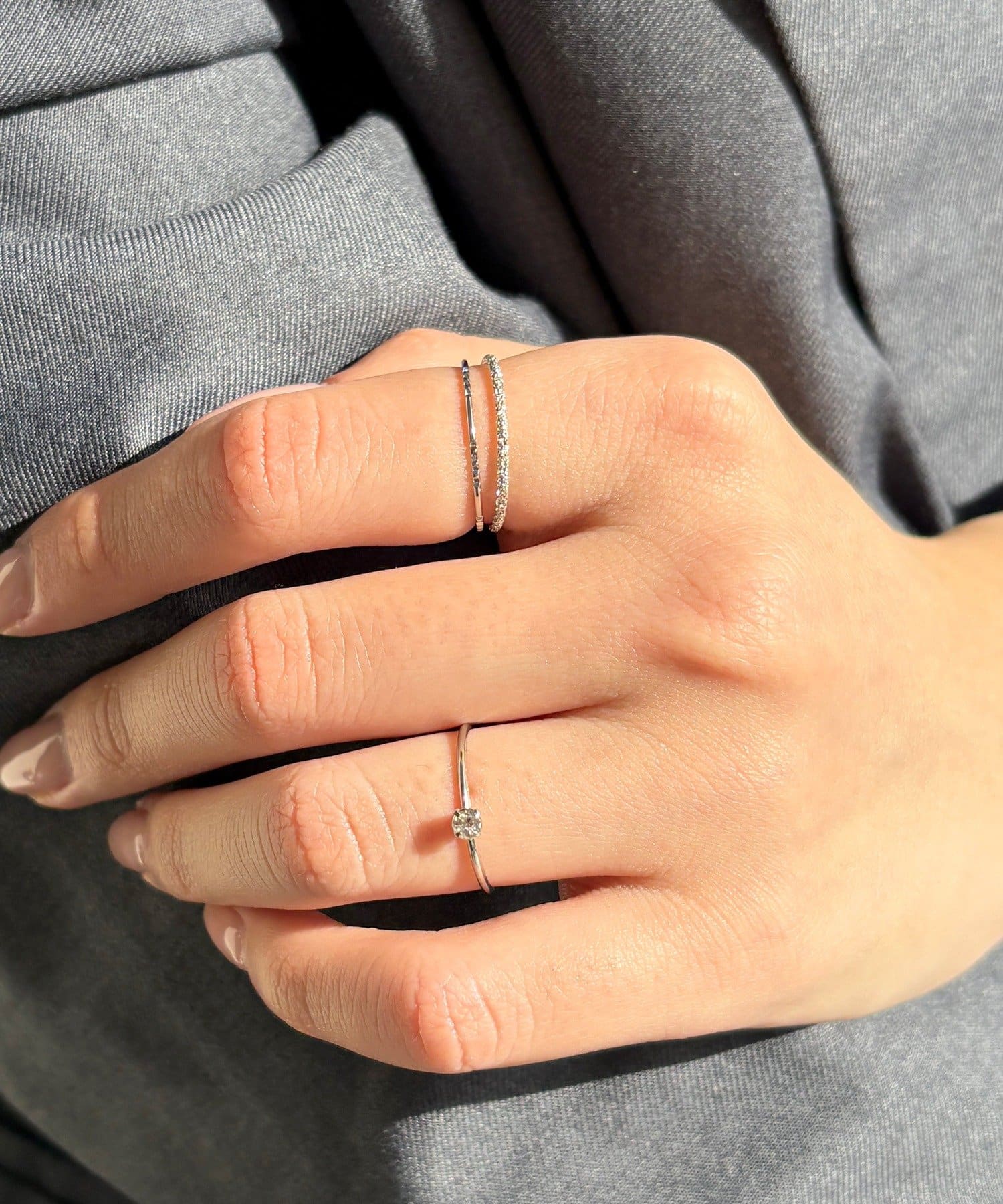 Lattice(ラティス) ストーンリングセット(3P)