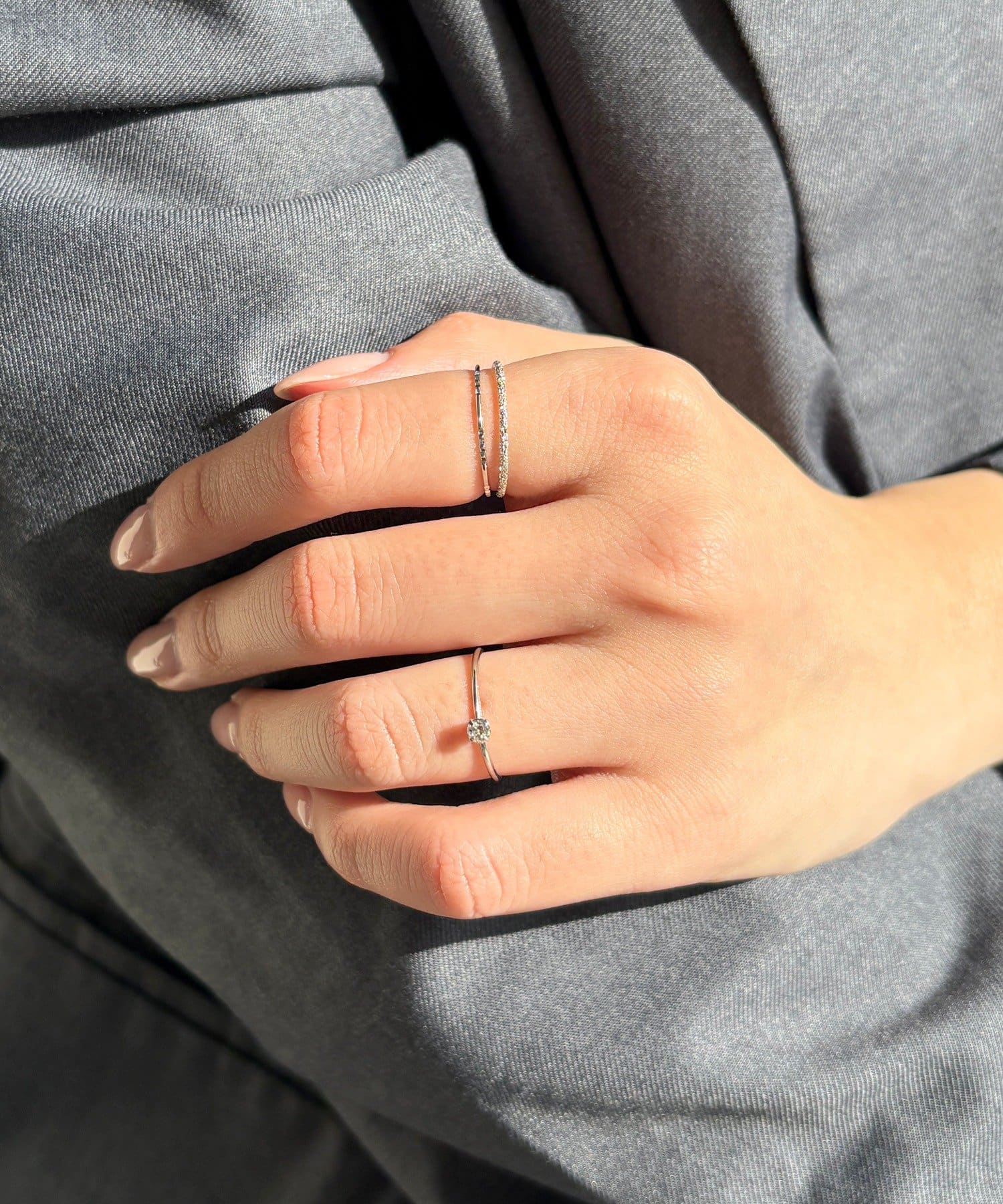 Lattice(ラティス) ストーンリングセット(3P)