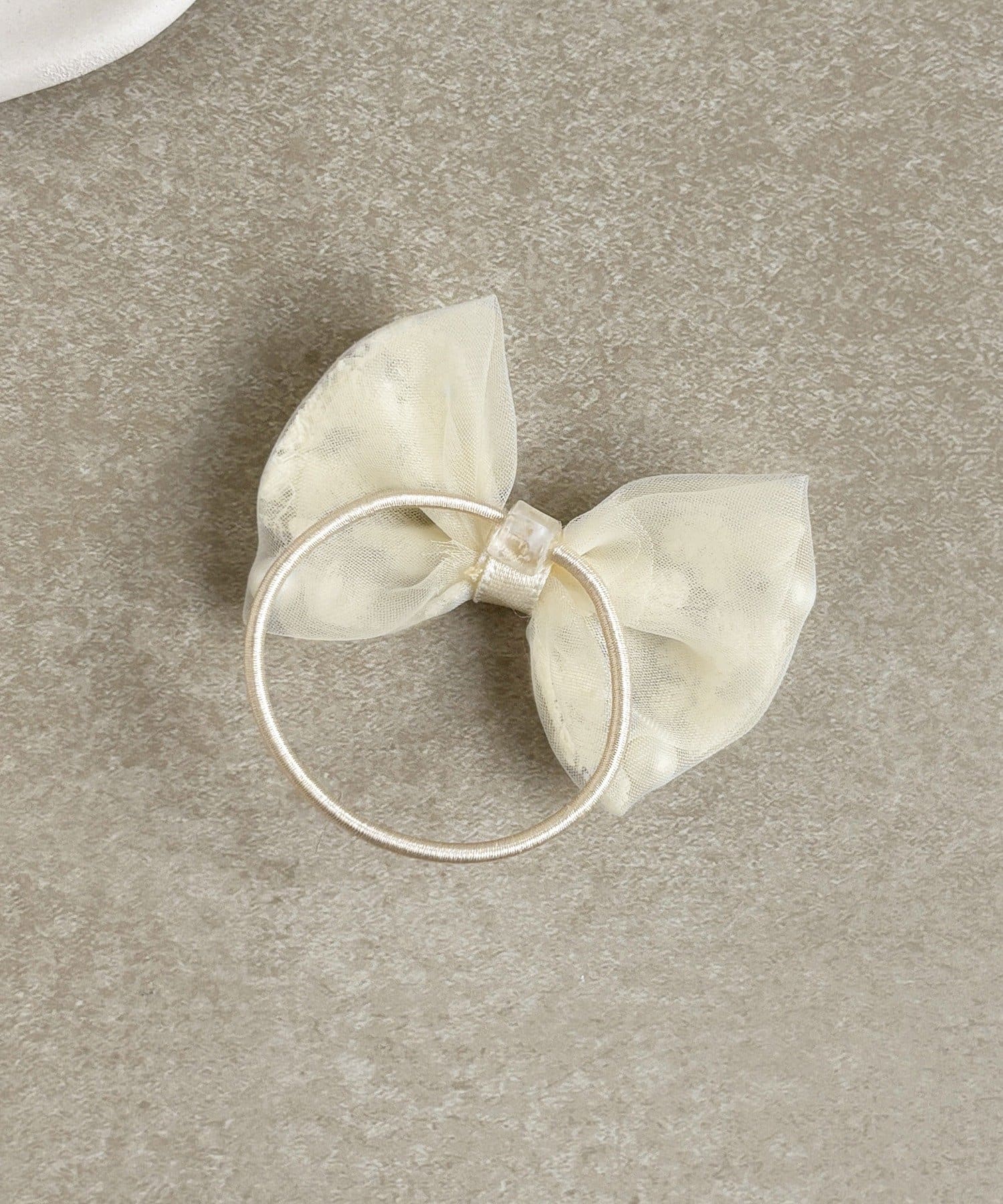 3COINS(スリーコインズ) キッズレースリボンポニー2個セット