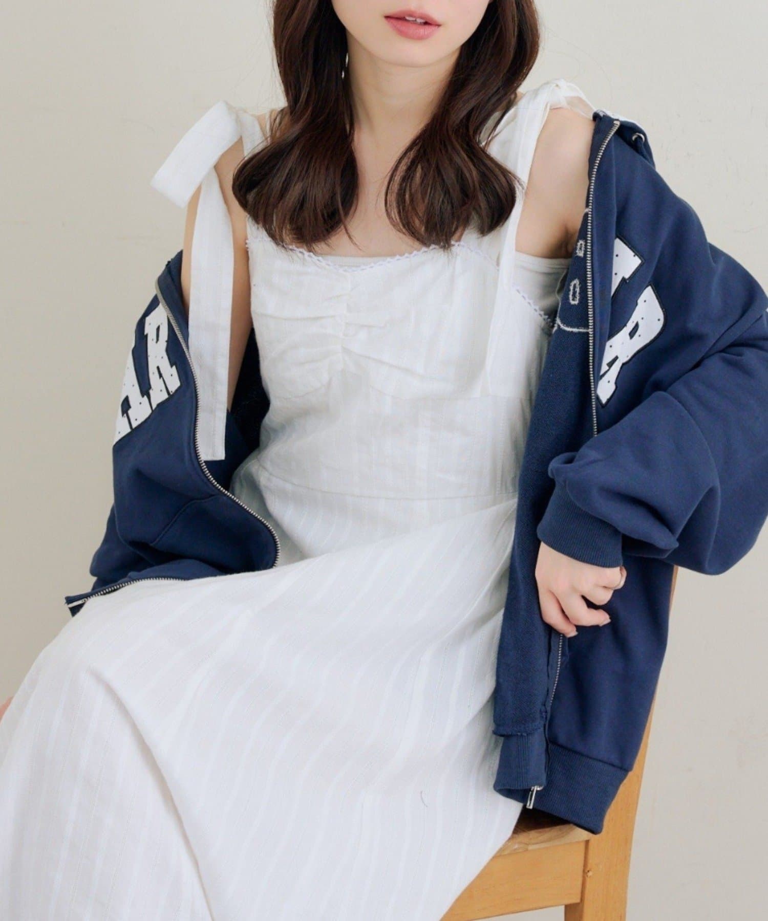 RMAF】肩リボンキャミワンピ | NICE CLAUP / OLIVE des OLIVE OUTLET