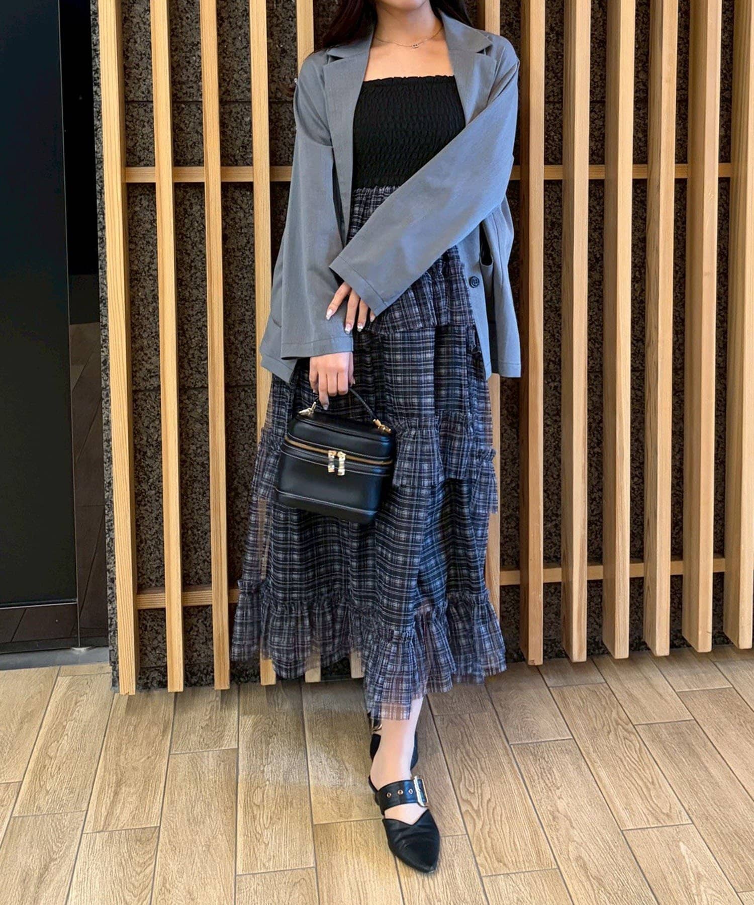 NICE CLAUP / OLIVE des OLIVE OUTLET(ナイスクラップ  / オリーブ デ オリーブ アウトレット) 【continuer】大人の女性を魅了する、ふんわりシチュールキャミワンピ