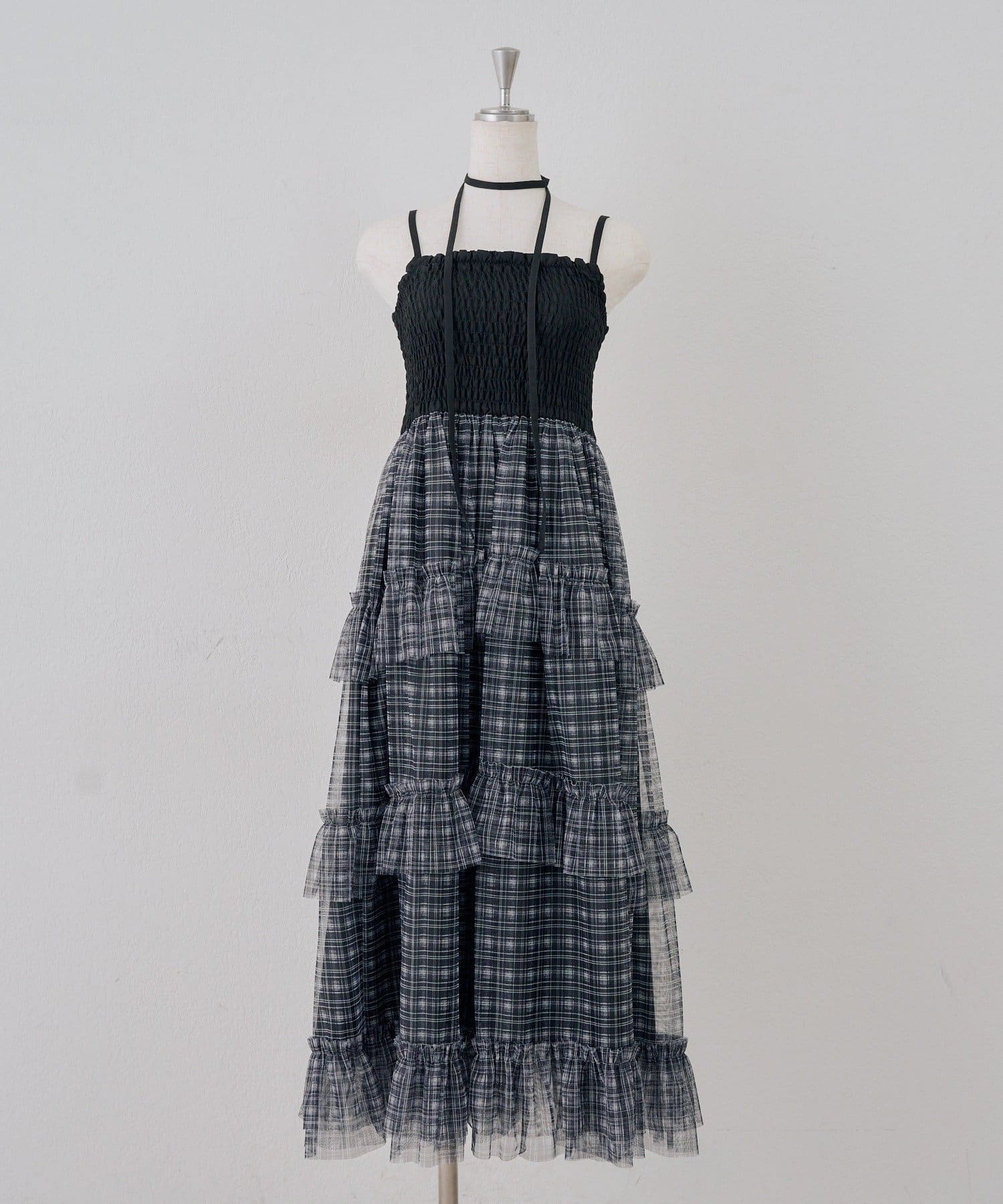 NICE CLAUP / OLIVE des OLIVE OUTLET(ナイスクラップ  / オリーブ デ オリーブ アウトレット) 【continuer】大人の女性を魅了する、ふんわりシチュールキャミワンピ