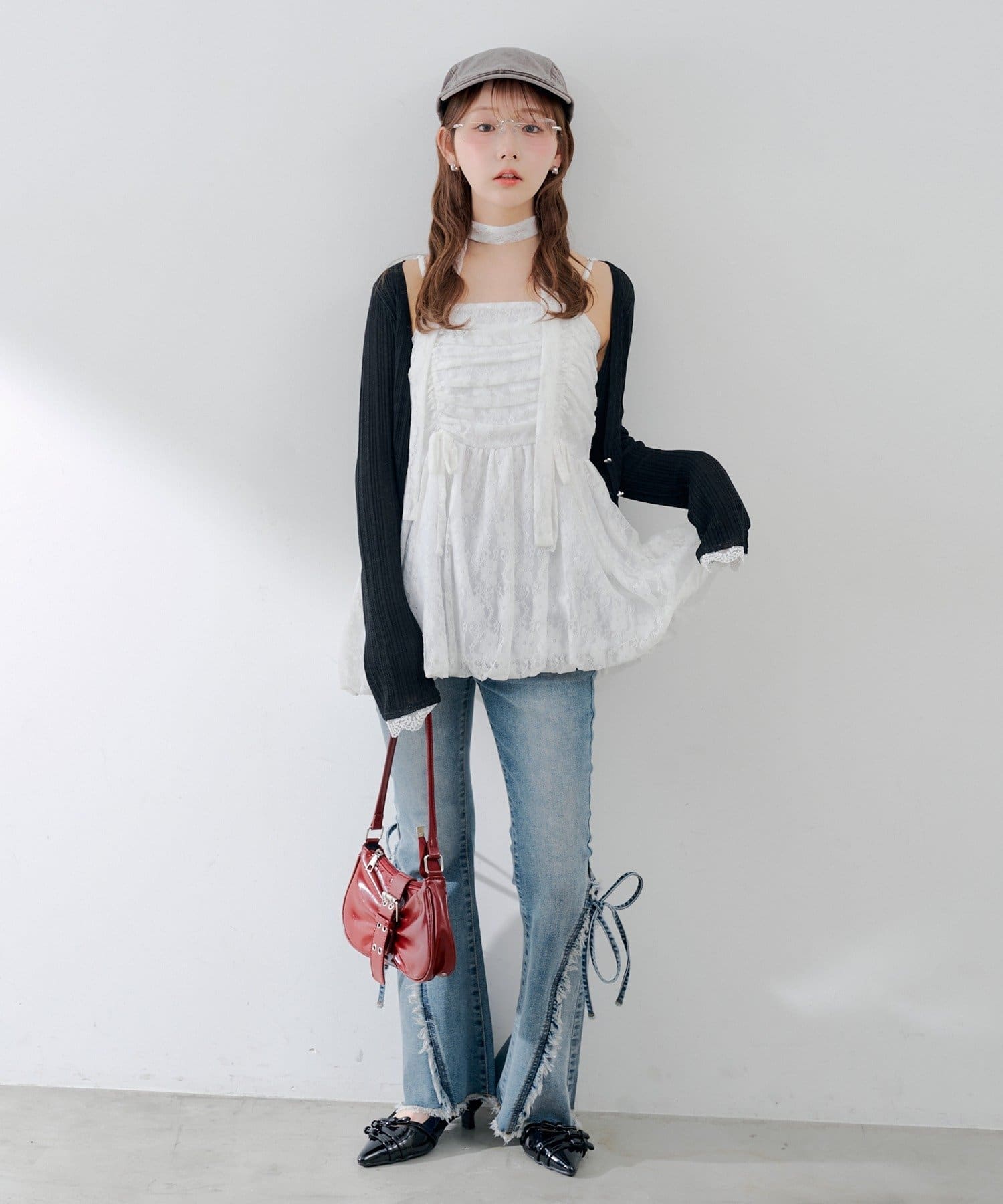 Remind me and forever(リマインドミーアンドフォーエバー) 【ふんわり感がたまらない】アソート柄バルーンキャミチュニック