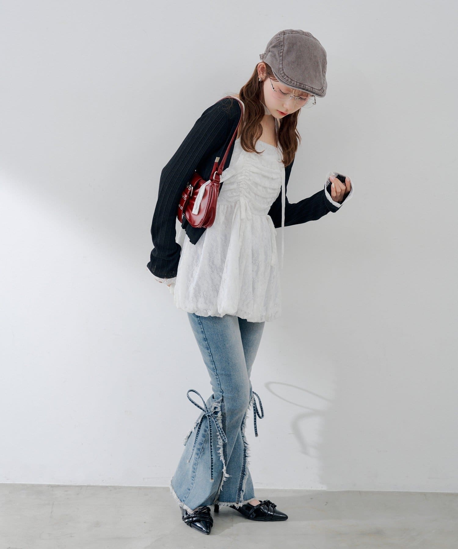 Remind me and forever(リマインドミーアンドフォーエバー) 【ふんわり感がたまらない】アソート柄バルーンキャミチュニック