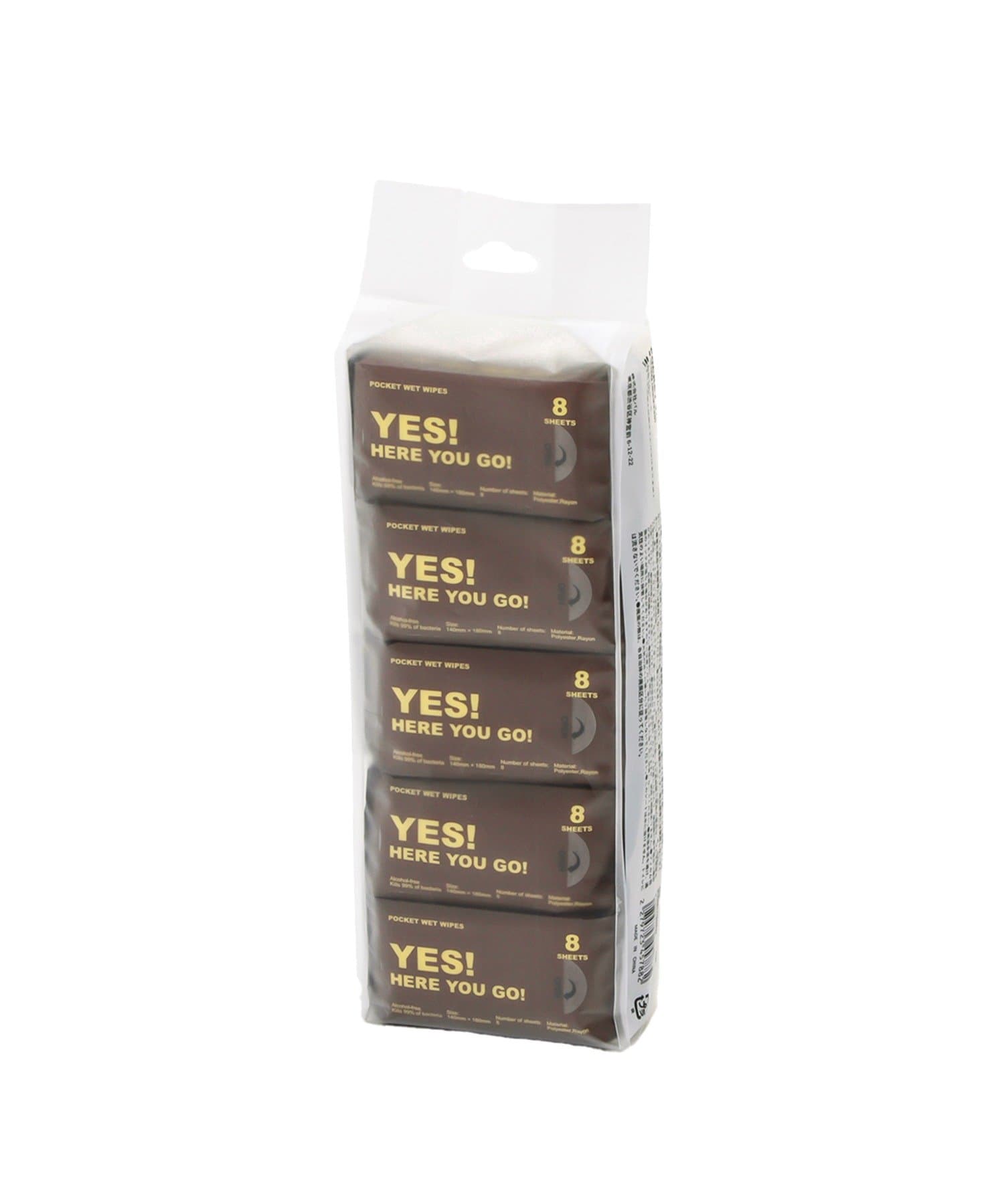 3COINS(スリーコインズ) ポケットウェットティッシュ8枚10個セット