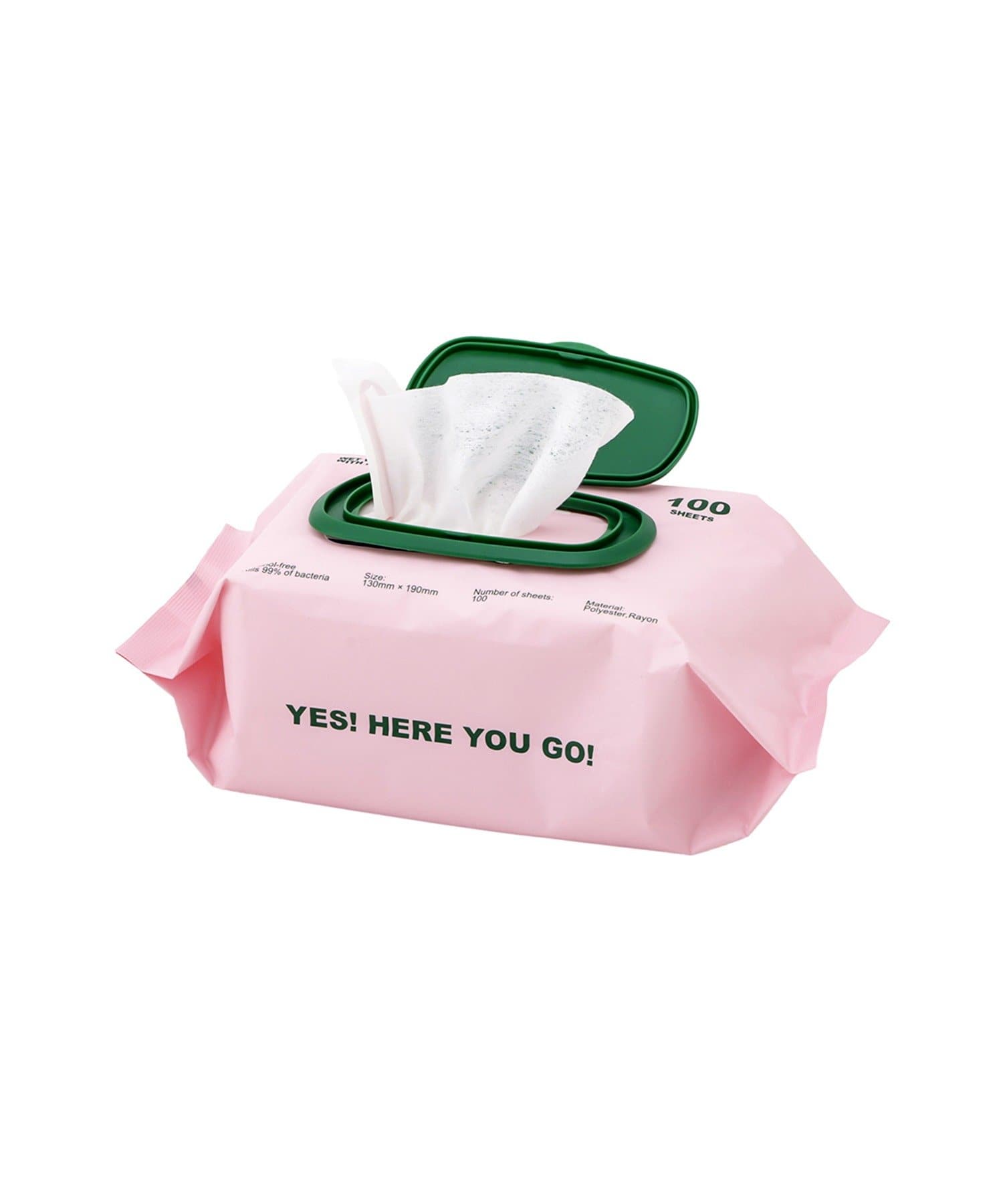 3COINS(スリーコインズ) 蓋付きウェットティッシュ100枚