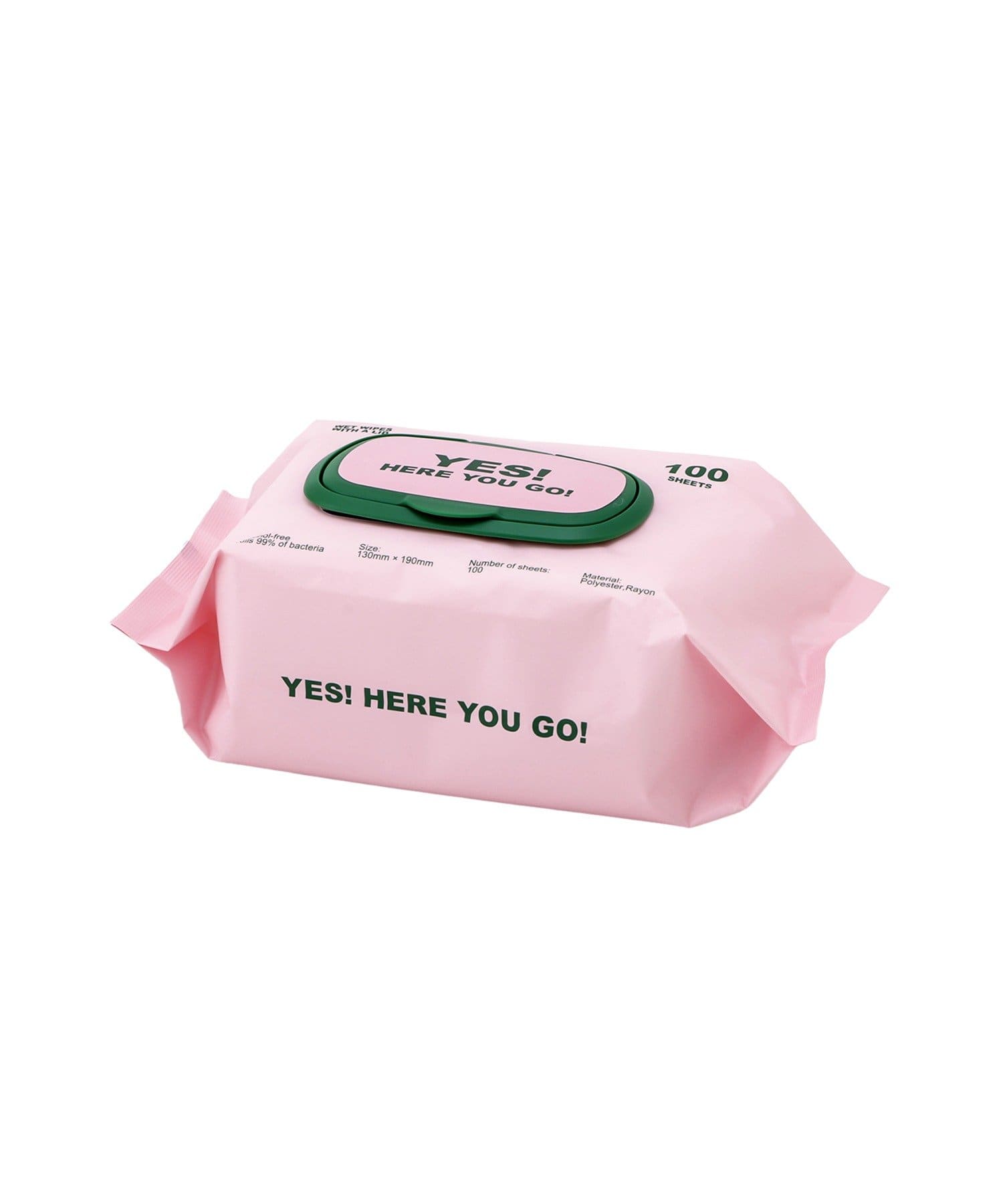 3COINS(スリーコインズ) 蓋付きウェットティッシュ100枚