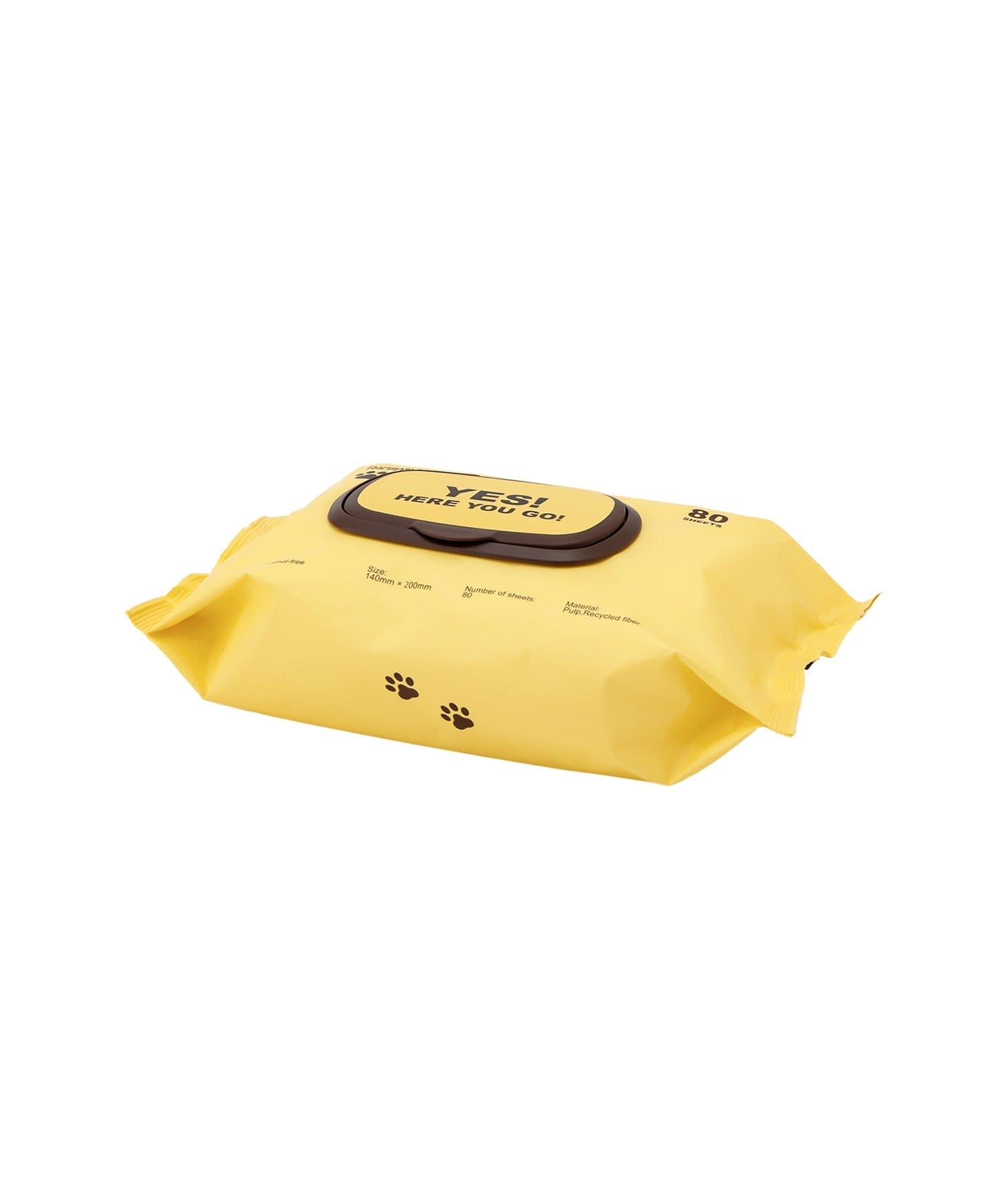 3COINS(スリーコインズ) 流せるペット用ウェットティッシュ80枚3個セット