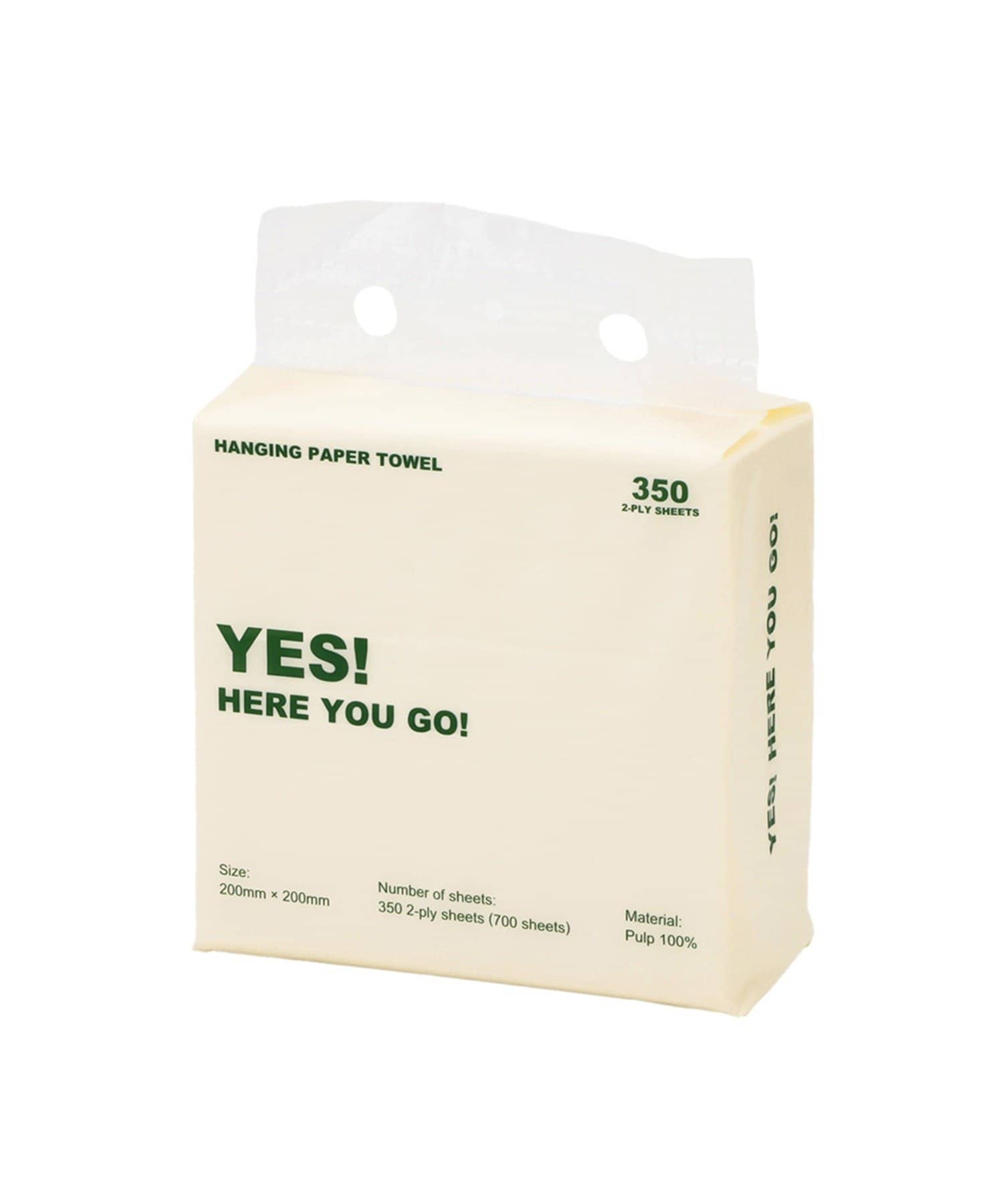 3COINS(スリーコインズ) 下から取れるペーパータオル700枚350組