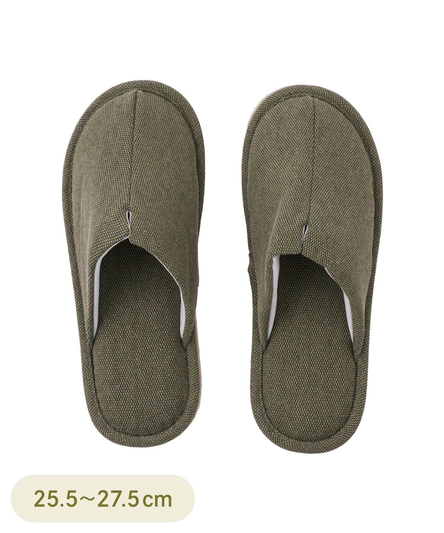 3COINS(スリーコインズ) 低反発スリッパ：L