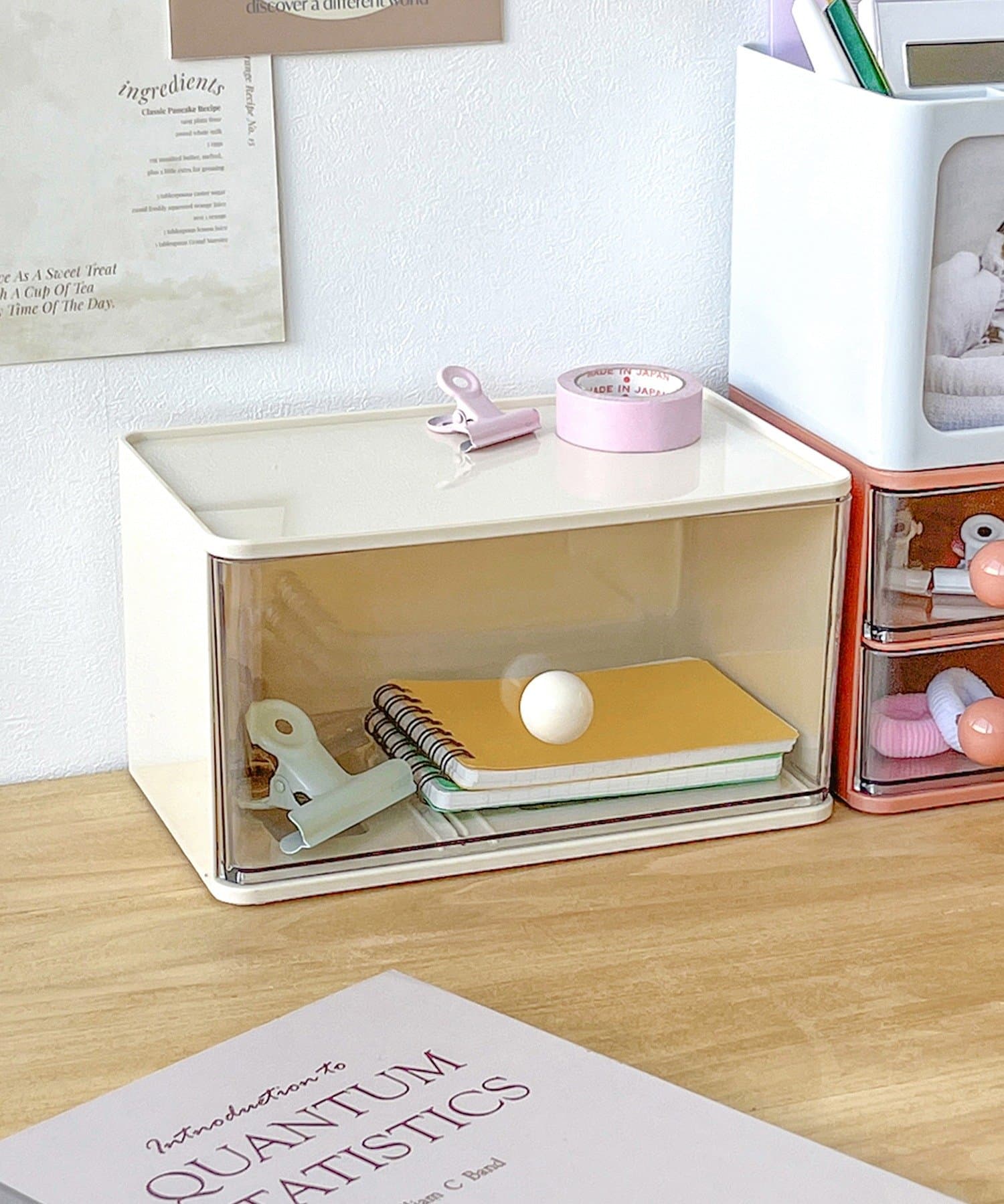 3COINS(スリーコインズ) スタッキングベース小物入れ1P