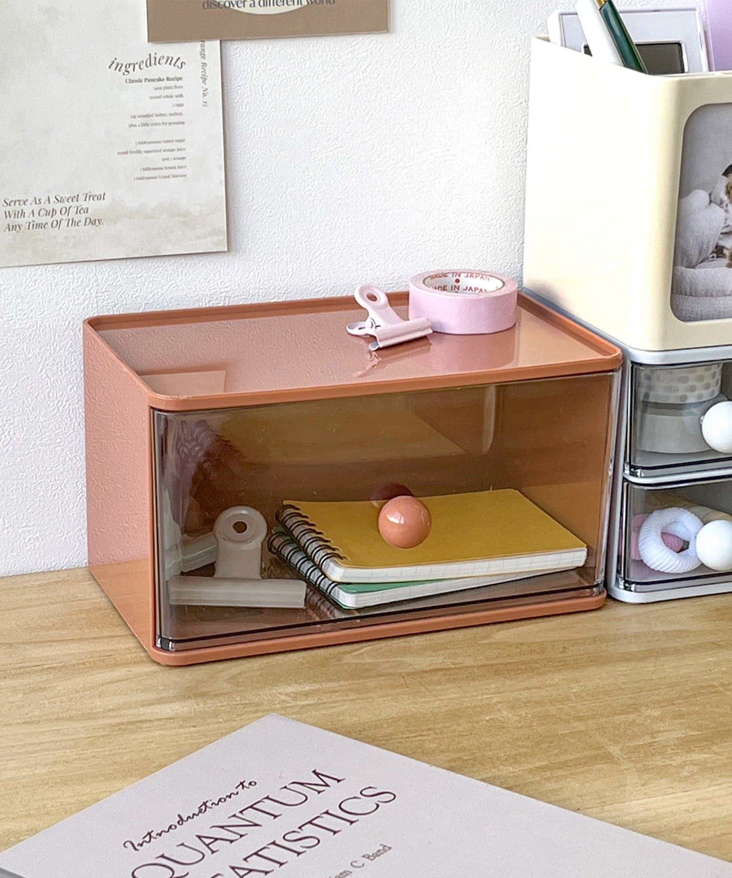 3COINS(スリーコインズ) スタッキングベース小物入れ1P