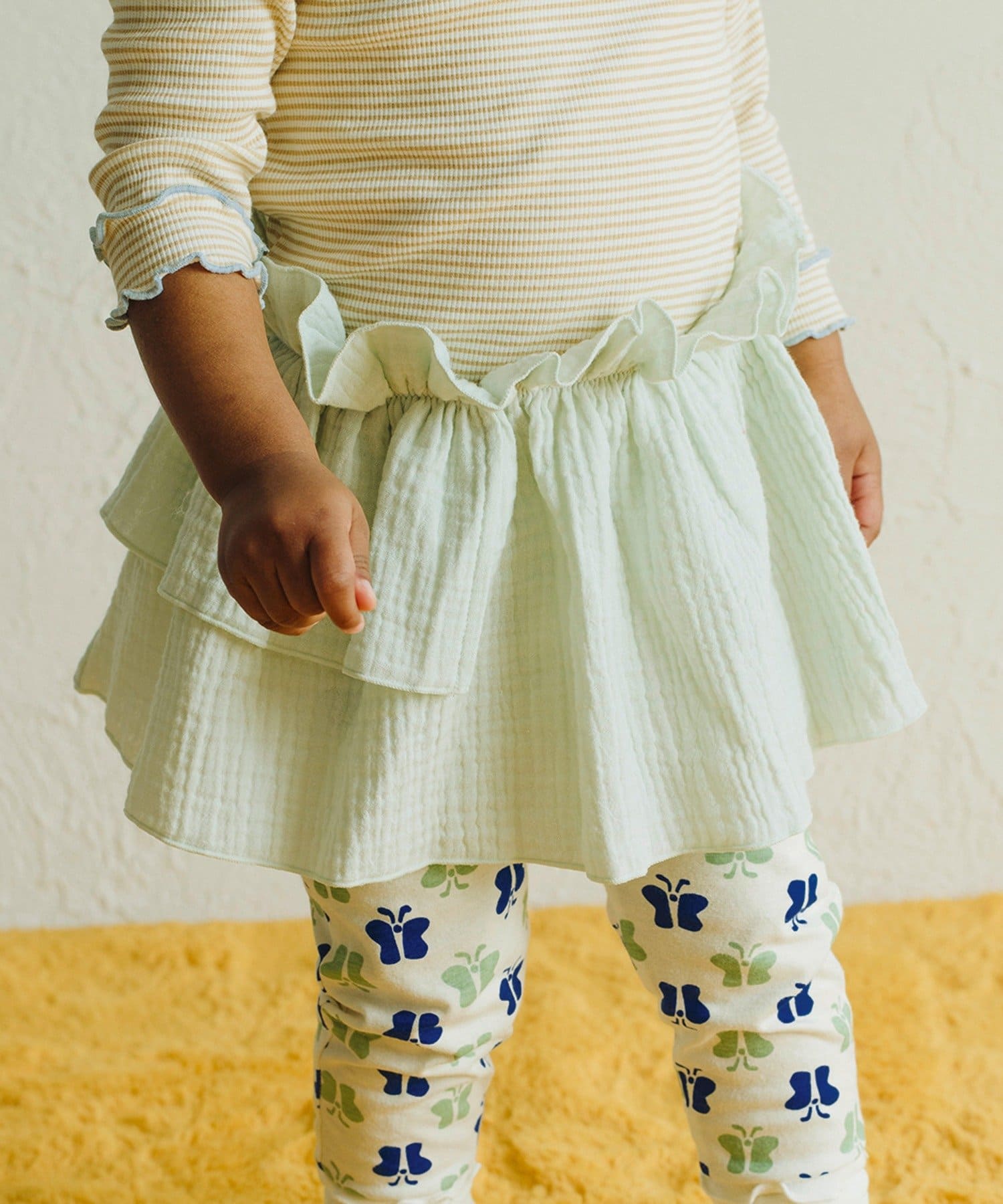 3COINS(スリーコインズ) ガーゼスカート