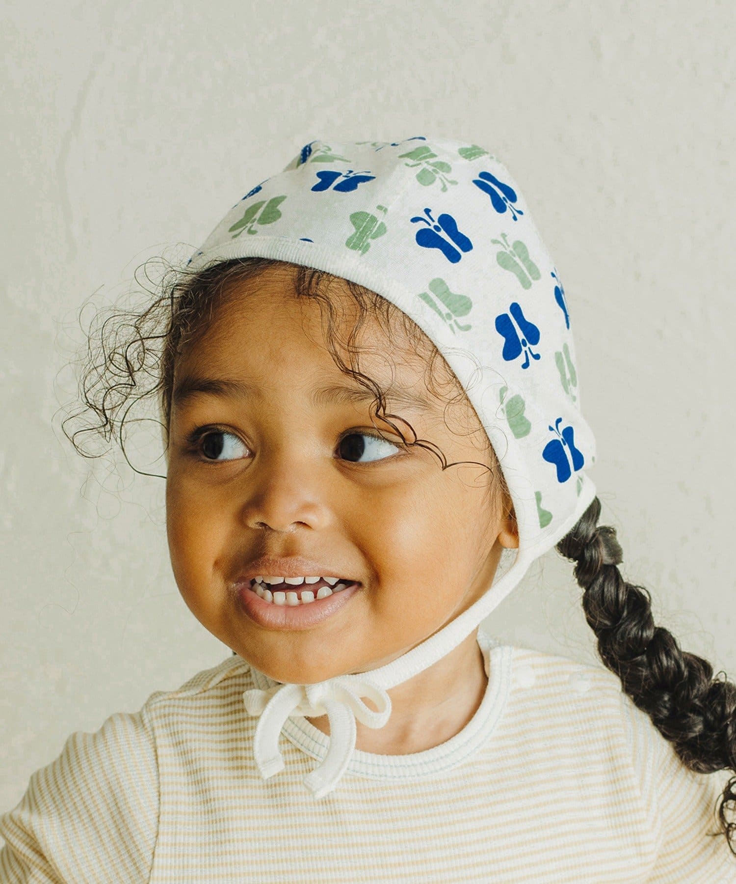 3COINS(スリーコインズ) プリントボンネット