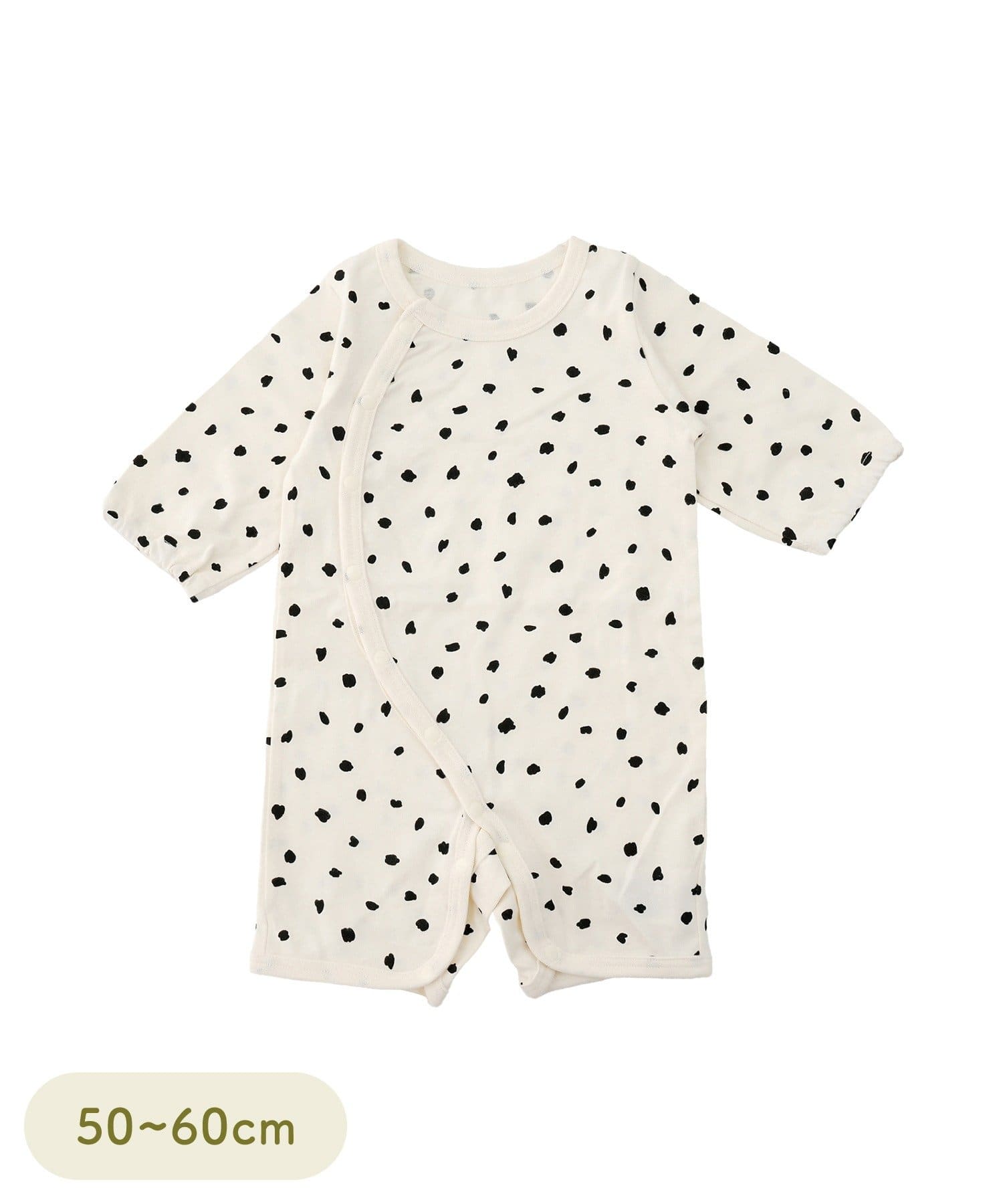 3COINS(スリーコインズ) プリントロンパース：50～60cm