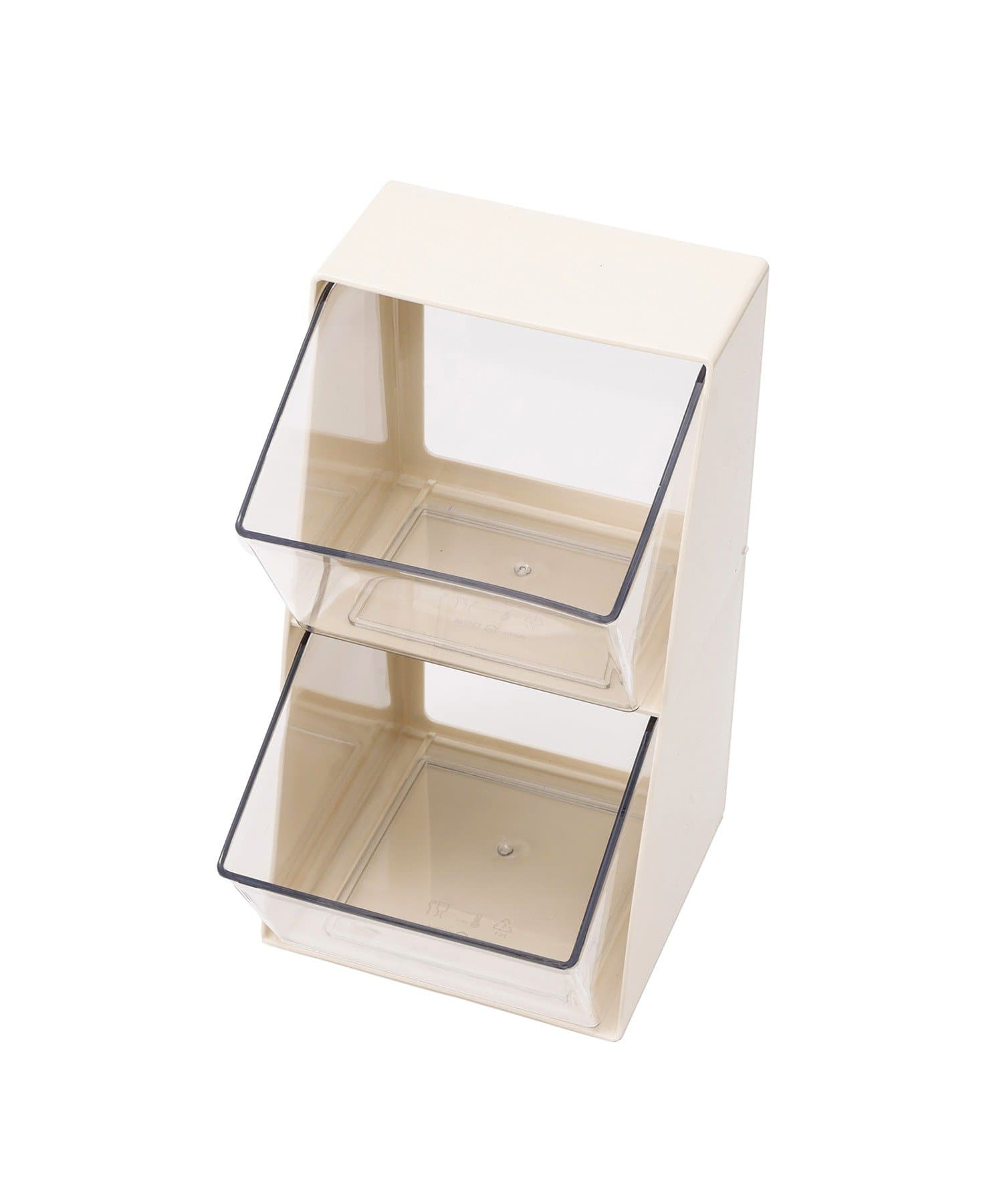 3COINS(スリーコインズ) 連結できる2段小物入れ