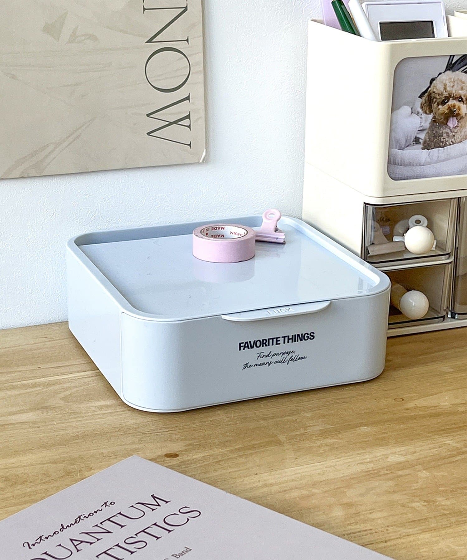 3COINS(スリーコインズ) スタッキングスクエア小物入れ