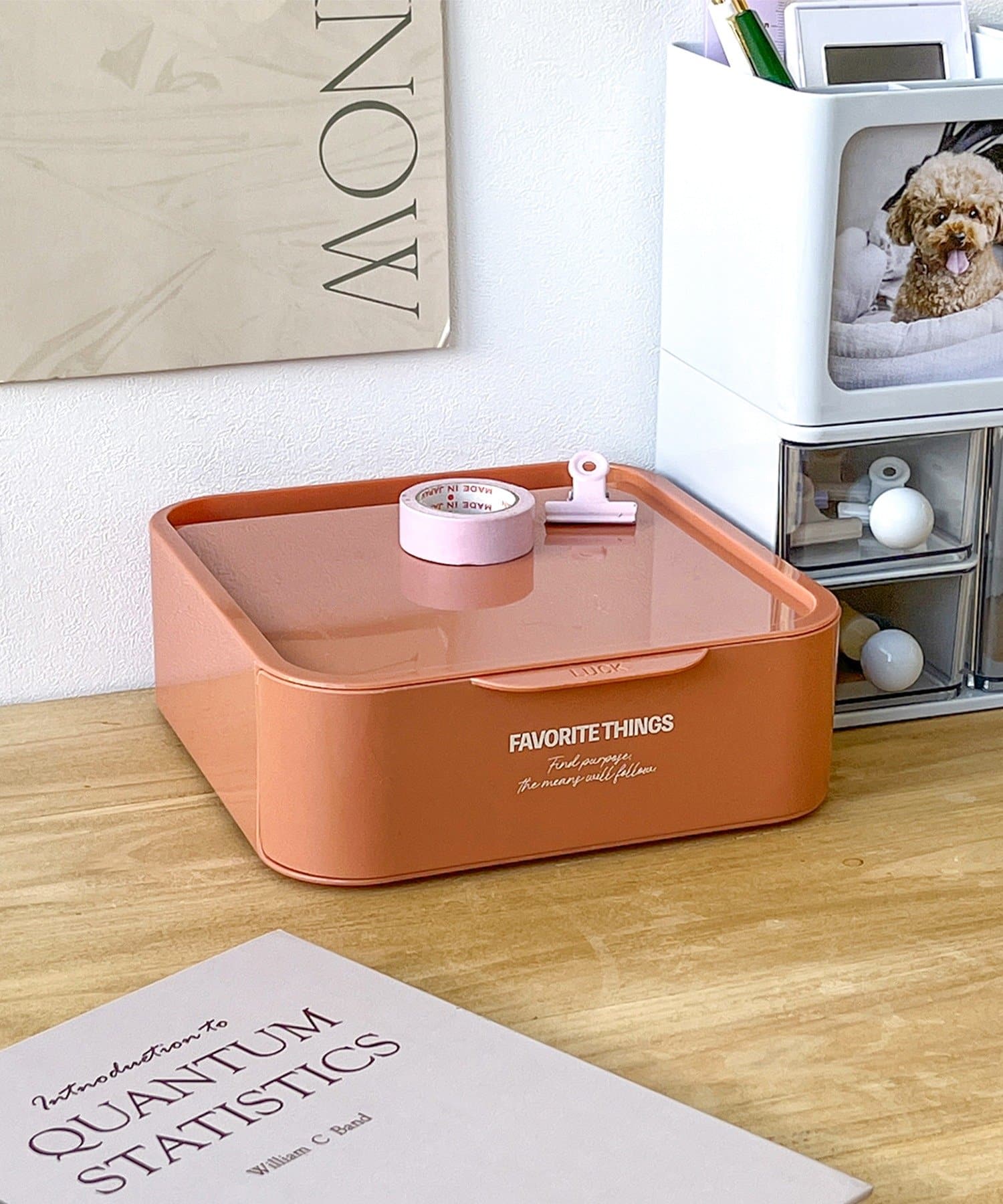 3COINS(スリーコインズ) スタッキングスクエア小物入れ