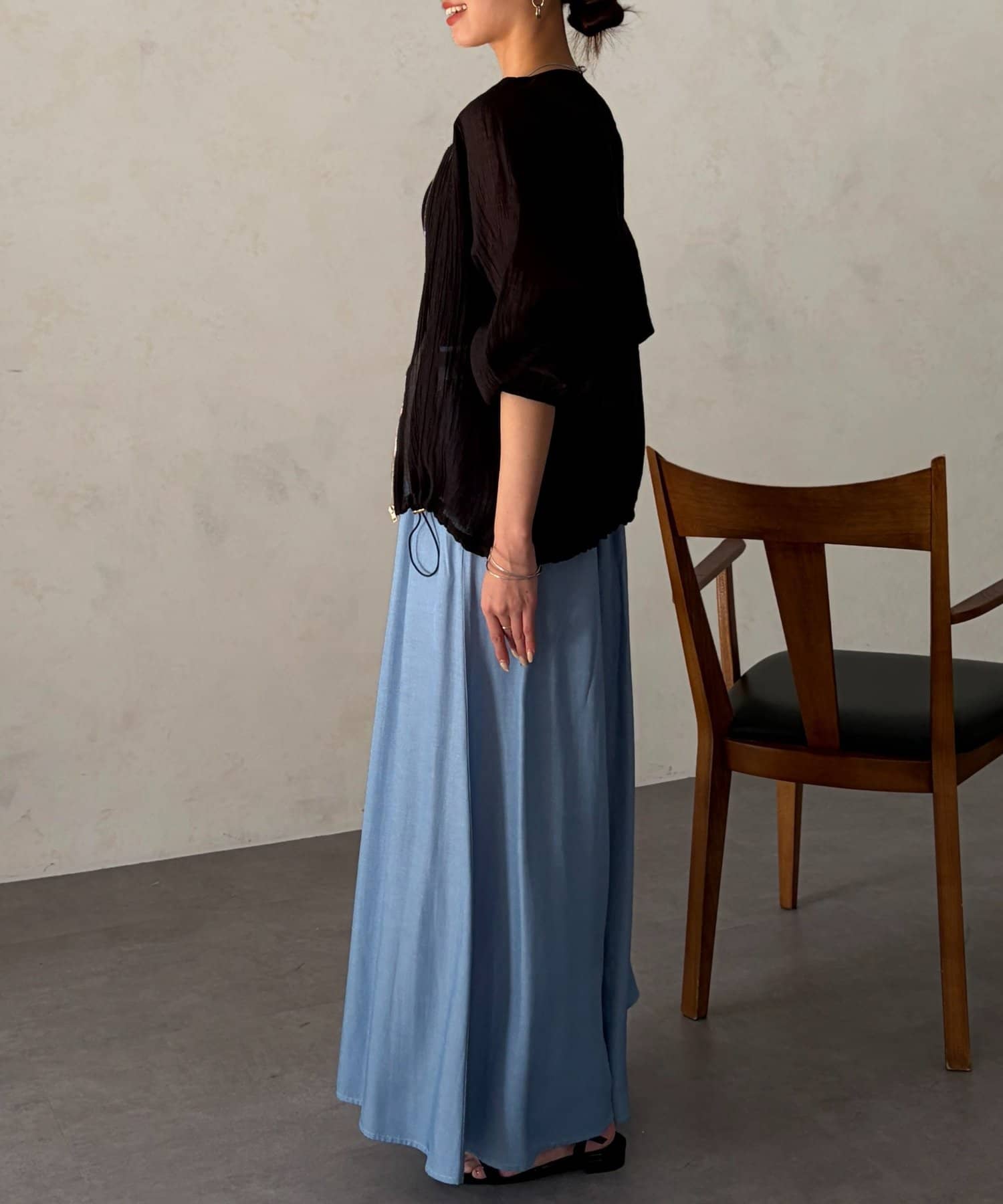 Chez toi(シェトワ) 裾ドロストシアーブルゾン