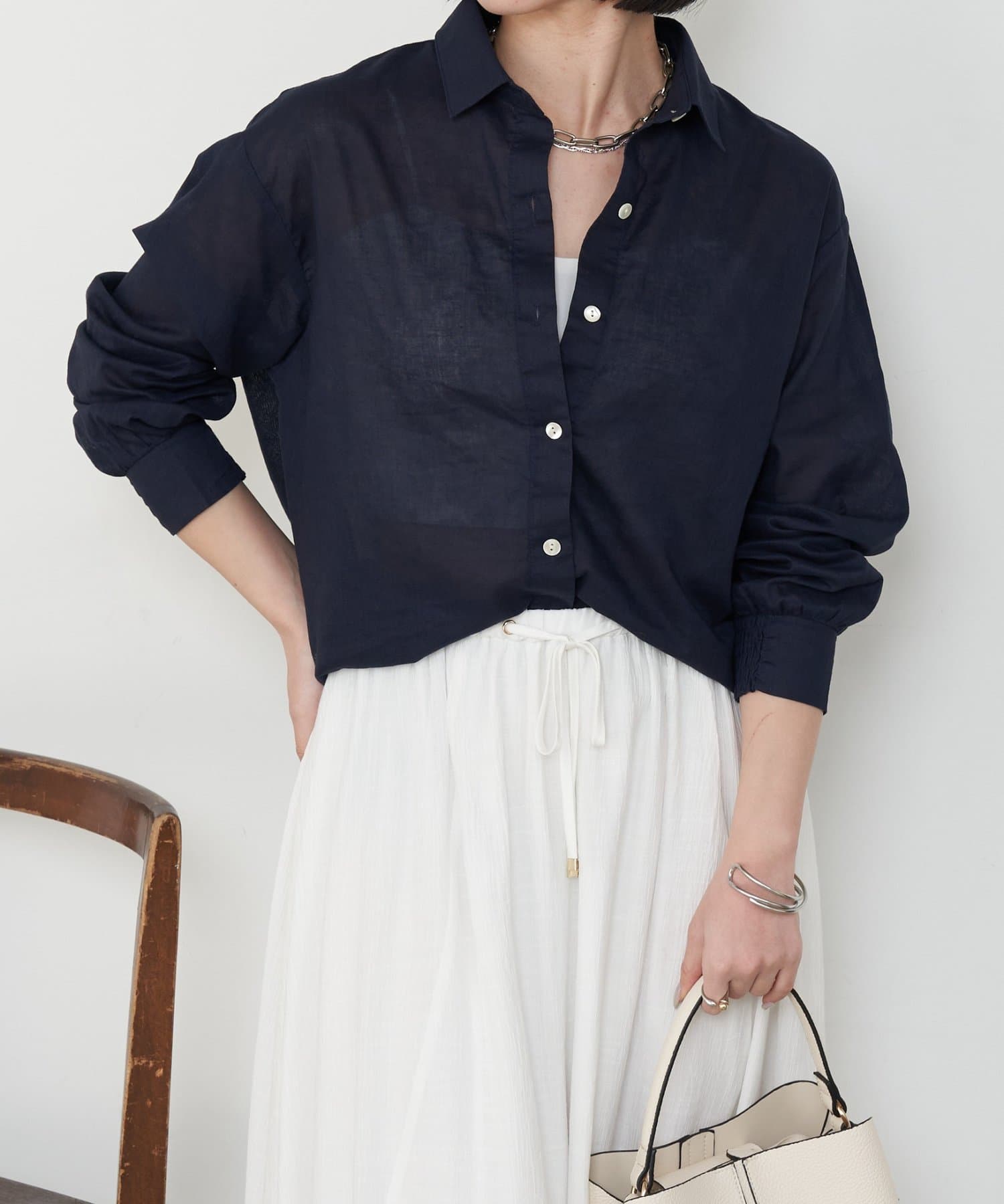 Jena　espace merveilleux(ジェナ　エスパスメルヴェイユ) バッククロスシャツ