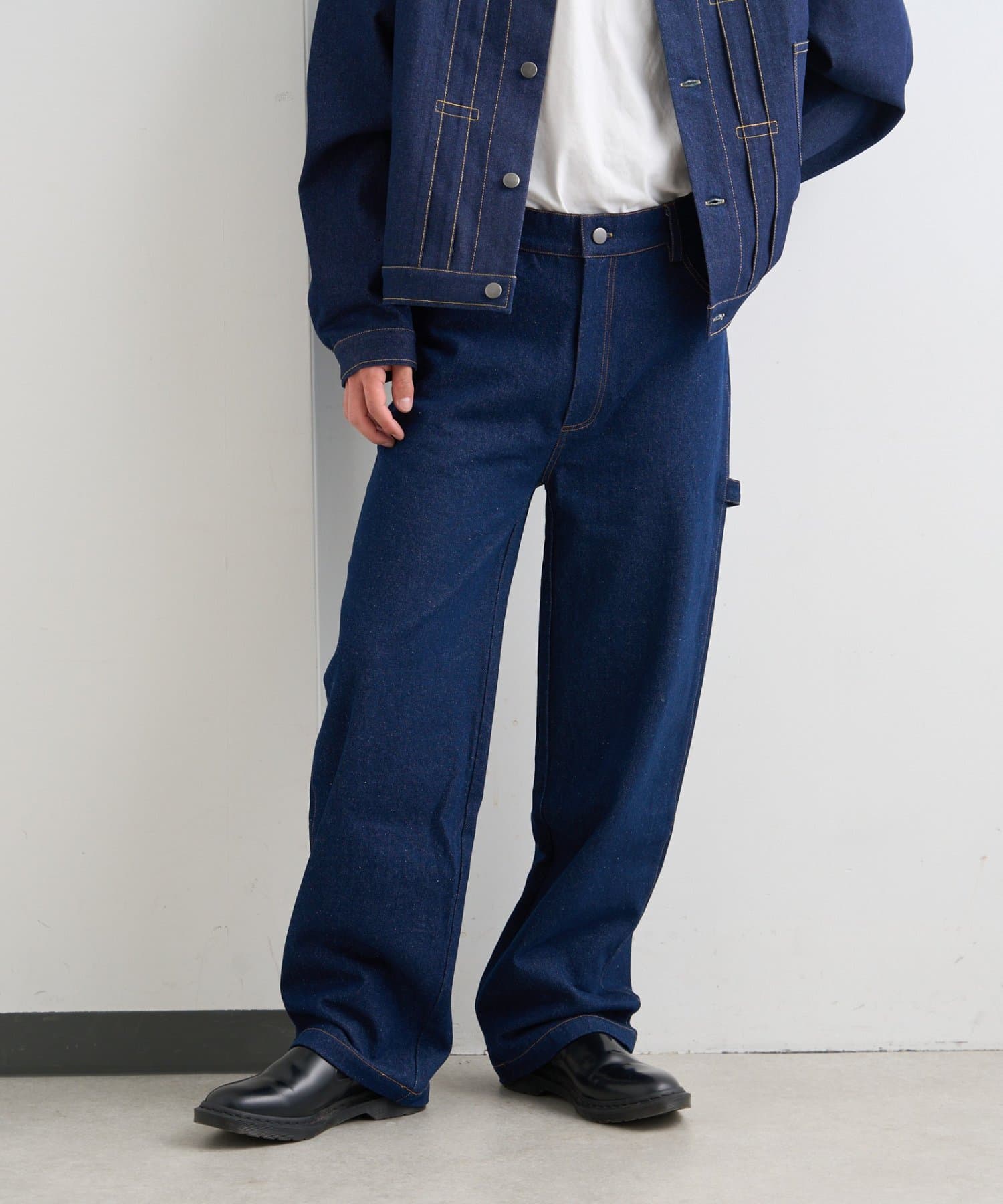 Kastane(カスタネ) 【ユニセックス/S.Mサイズ展開/セットアップ対応】BM デニムペインターパンツ