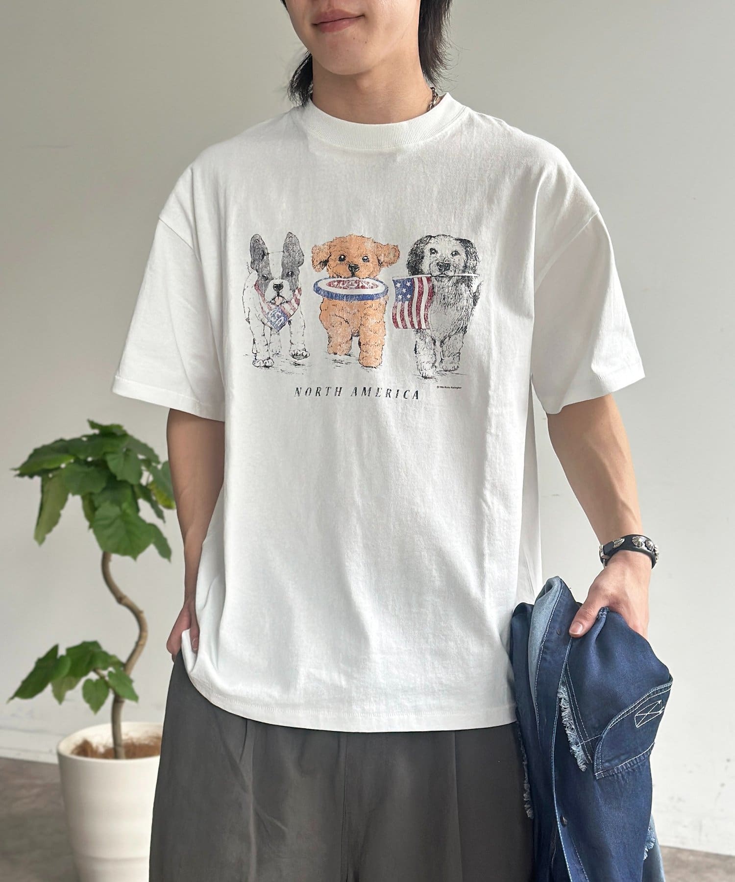 CPCM(シーピーシーエム) 古着ライクアニマルT