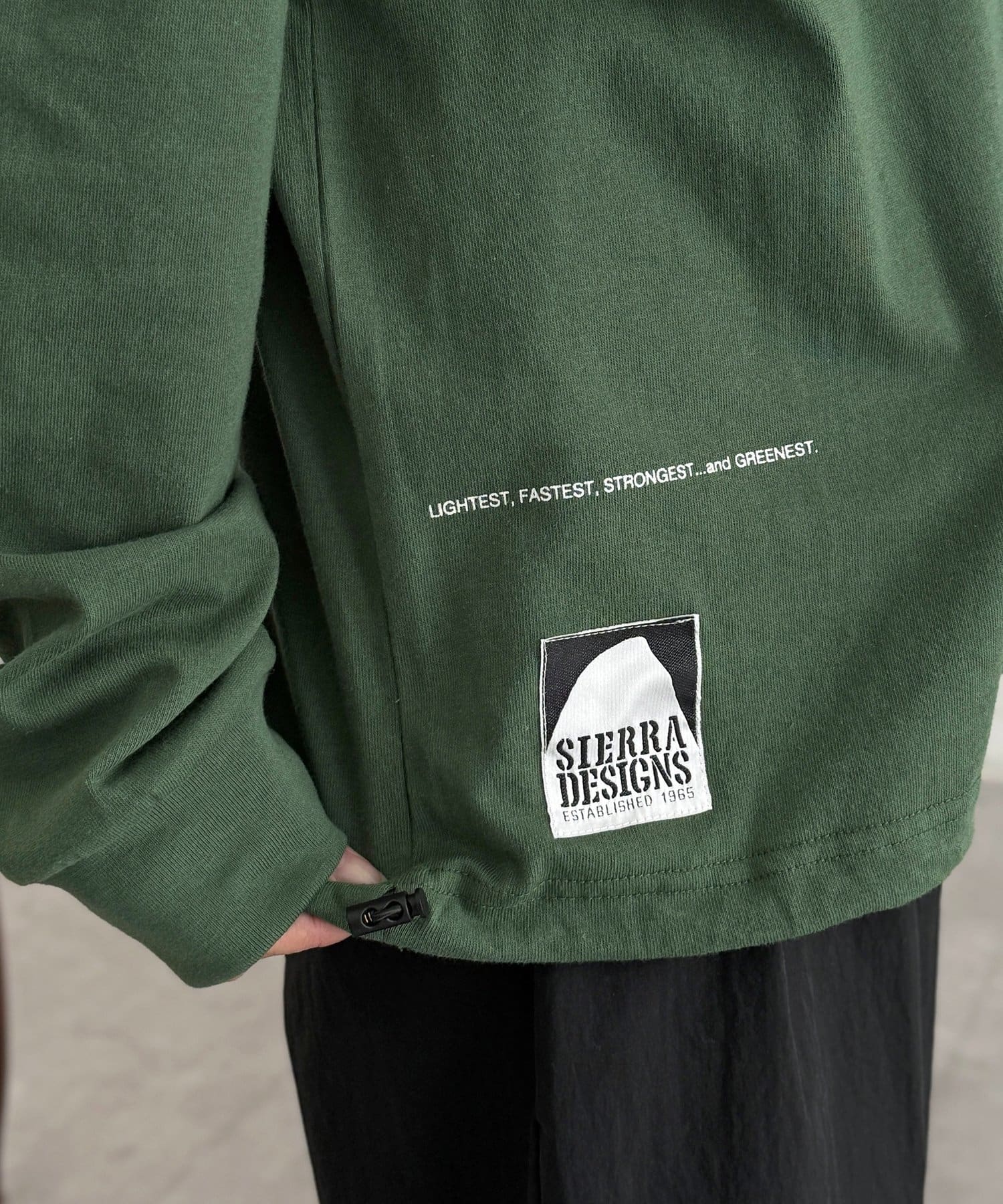CPCM(シーピーシーエム) 【SIERRA DESIGNS】バックプリントロンT