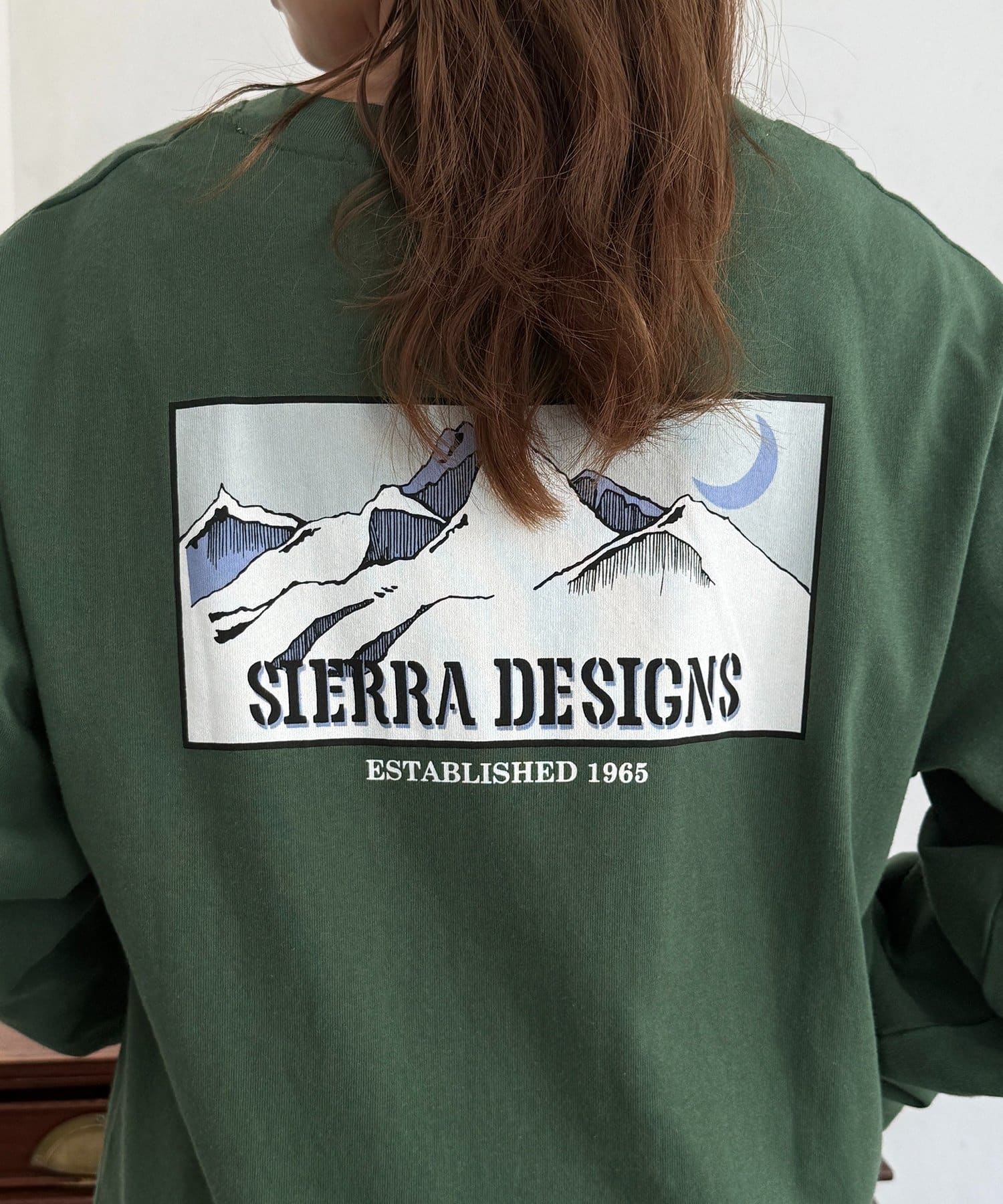 CPCM(シーピーシーエム) 【SIERRA DESIGNS】バックプリントロンT